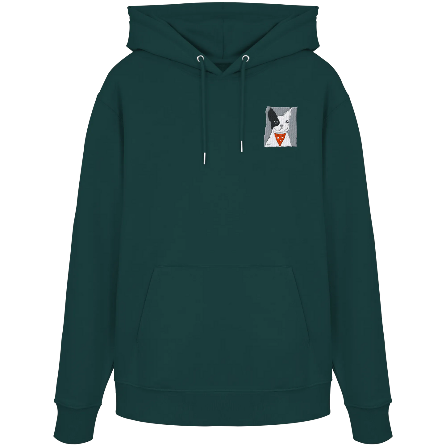 Diez Embroidery - Organic Hoodie (Stick)
