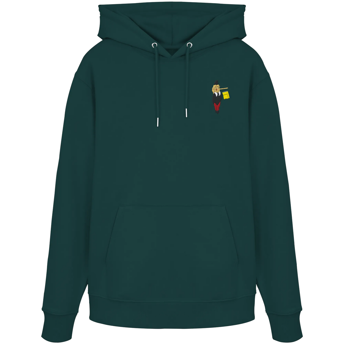 Pinocchio Embroidery - Organic Hoodie (Stick)