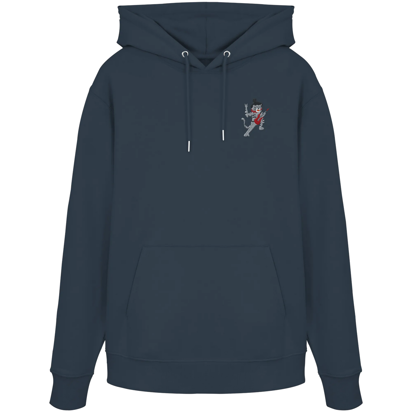 rockstar embroidery - Organic Hoodie (Stick)