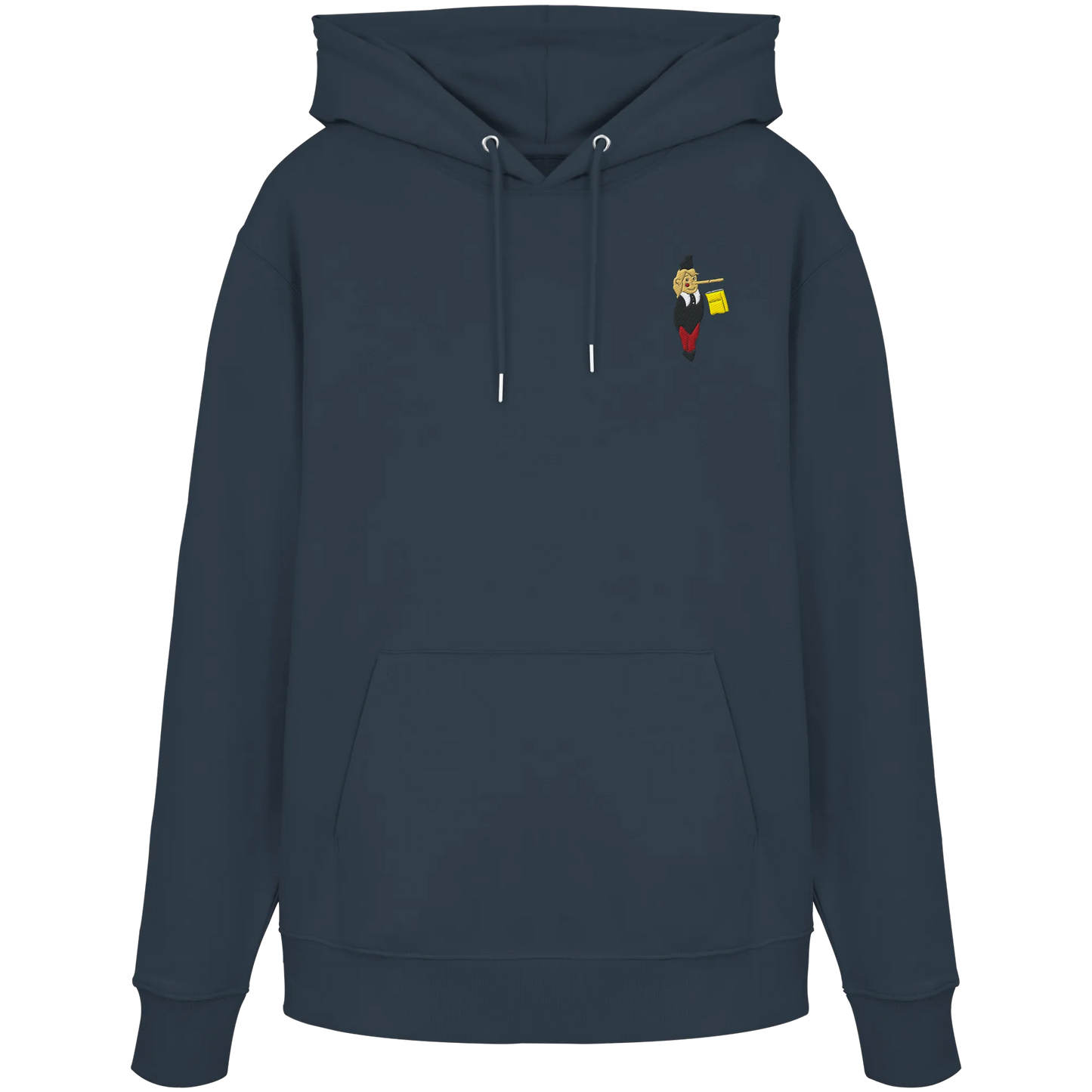 Pinocchio Embroidery - Organic Hoodie (Stick)