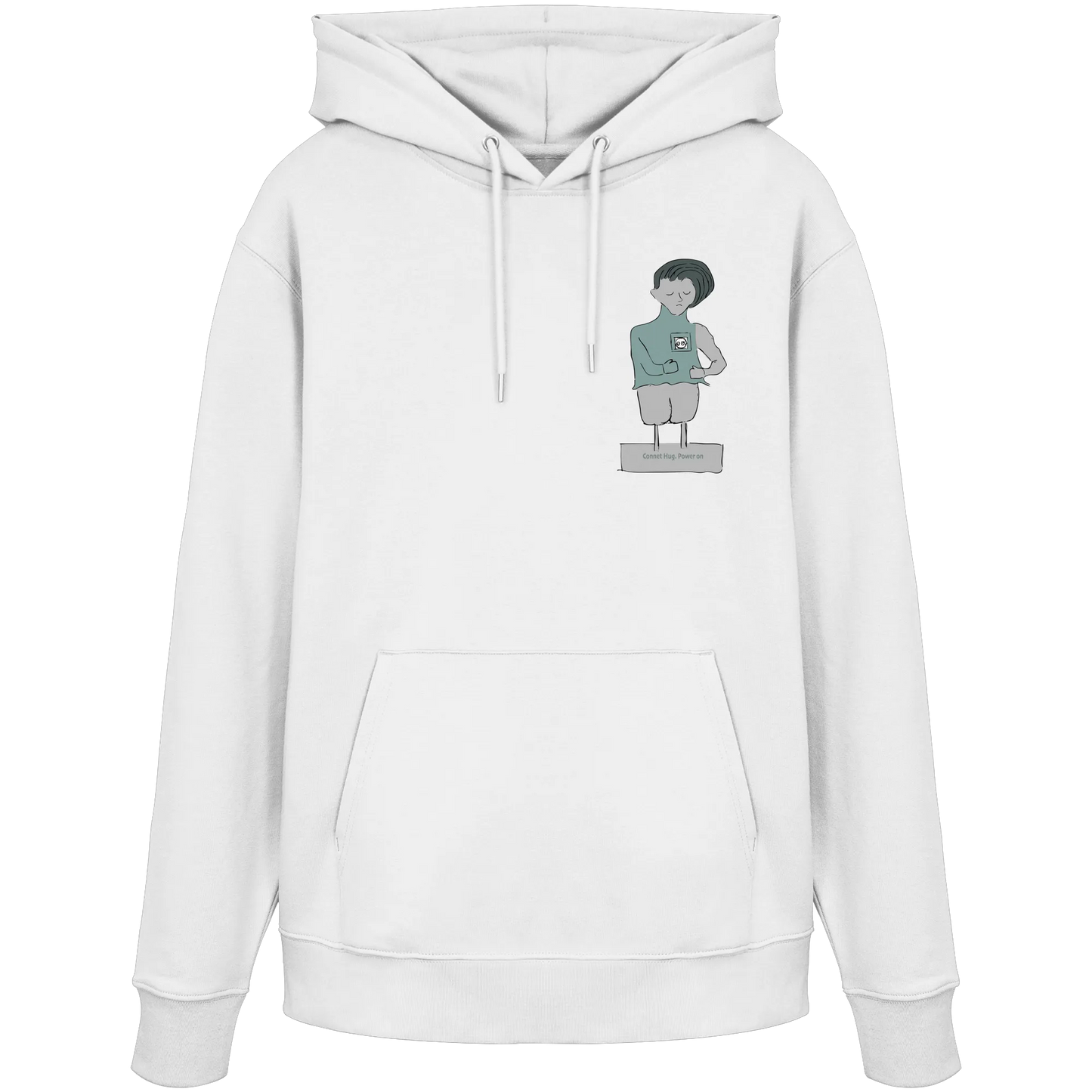 connecting - Organic Hoodie
