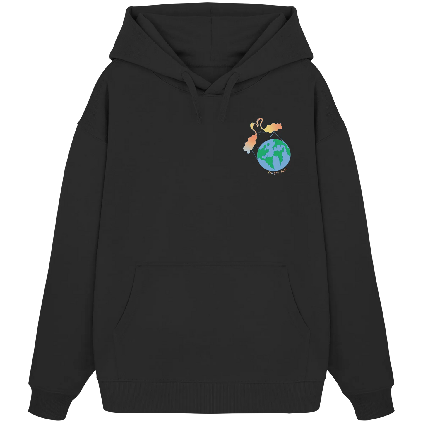 Love you Earth! - Organic Oversize Hoodie