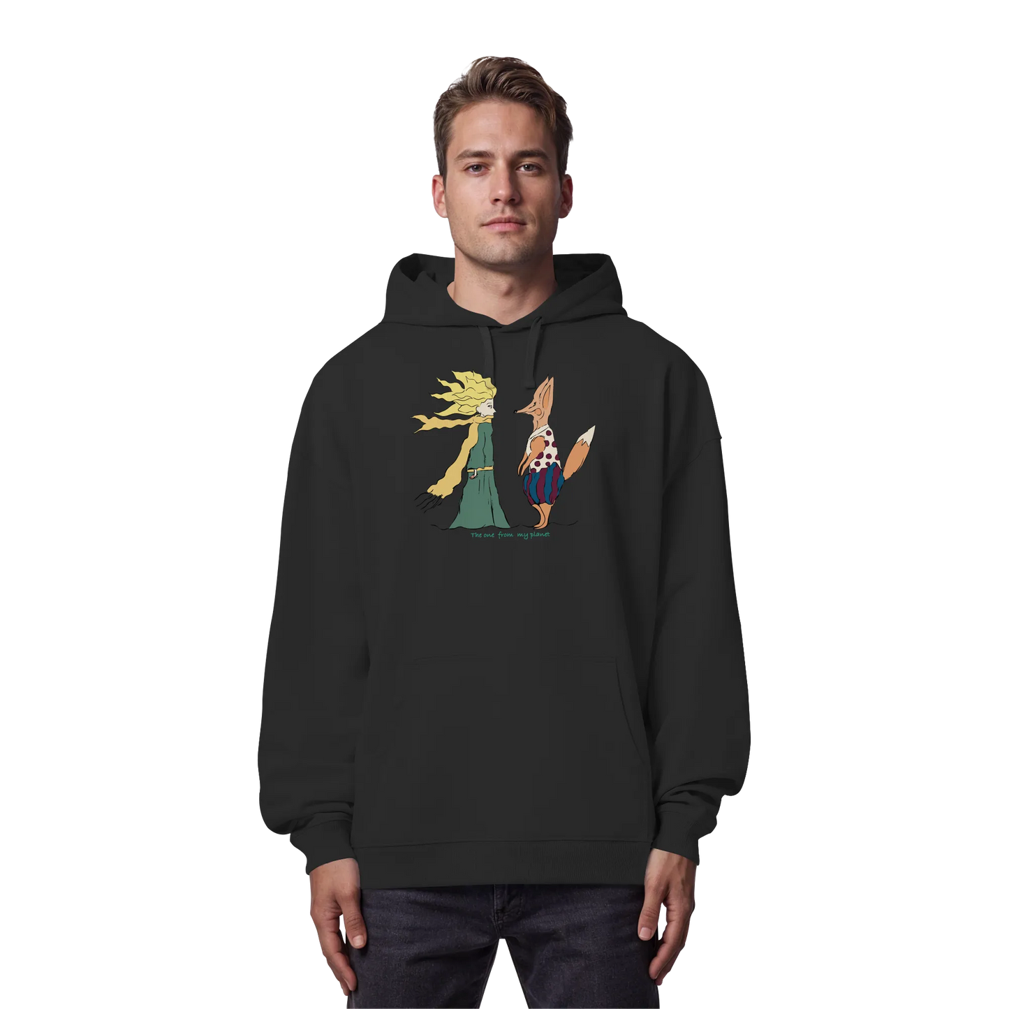The one from my planet - Organic Oversize Hoodie