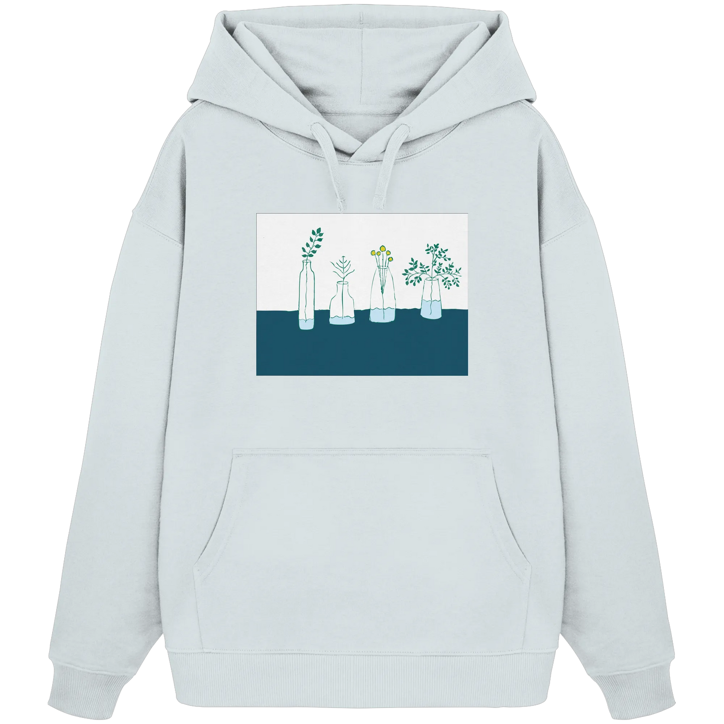 Flowers! - Organic Oversize Hoodie