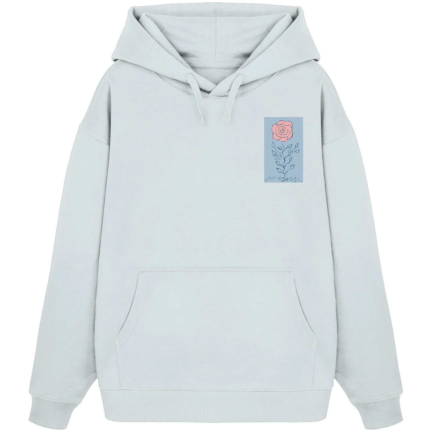 Rose - Organic Oversize Hoodie