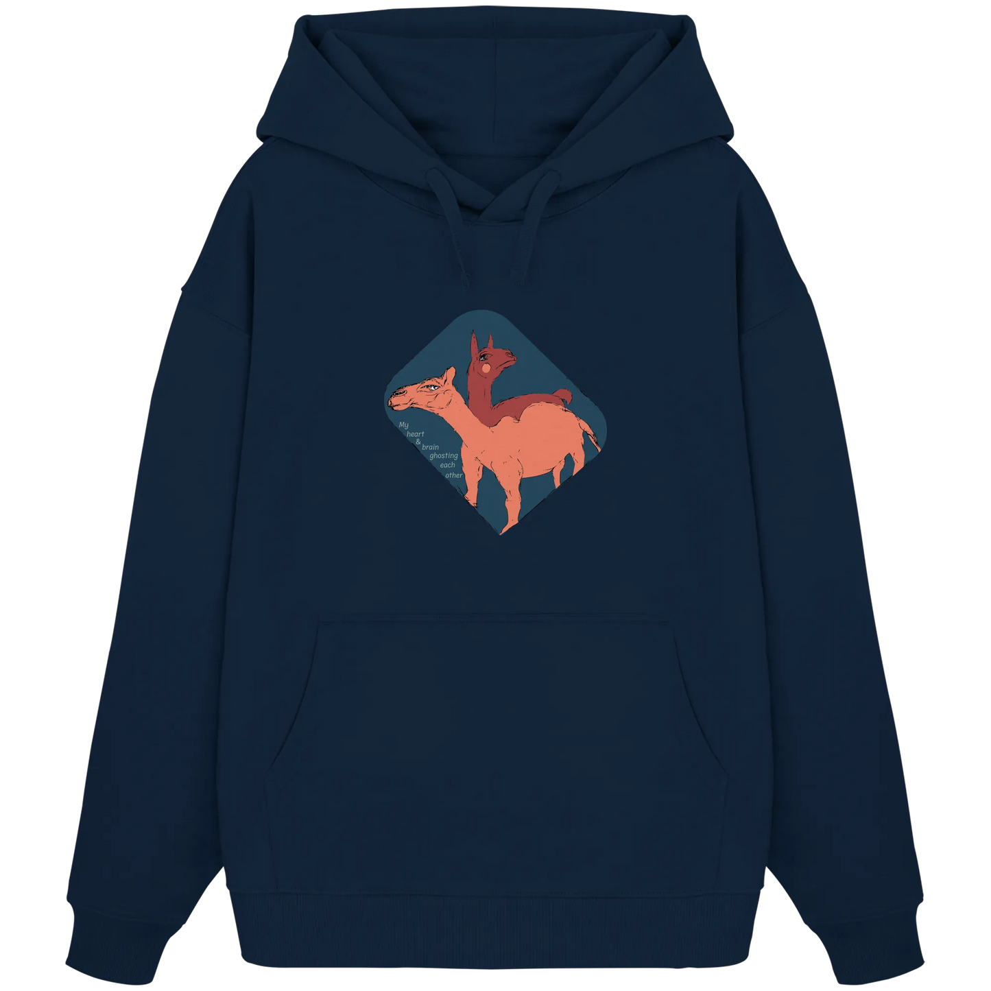 Heart & Brain - Organic Oversize Hoodie