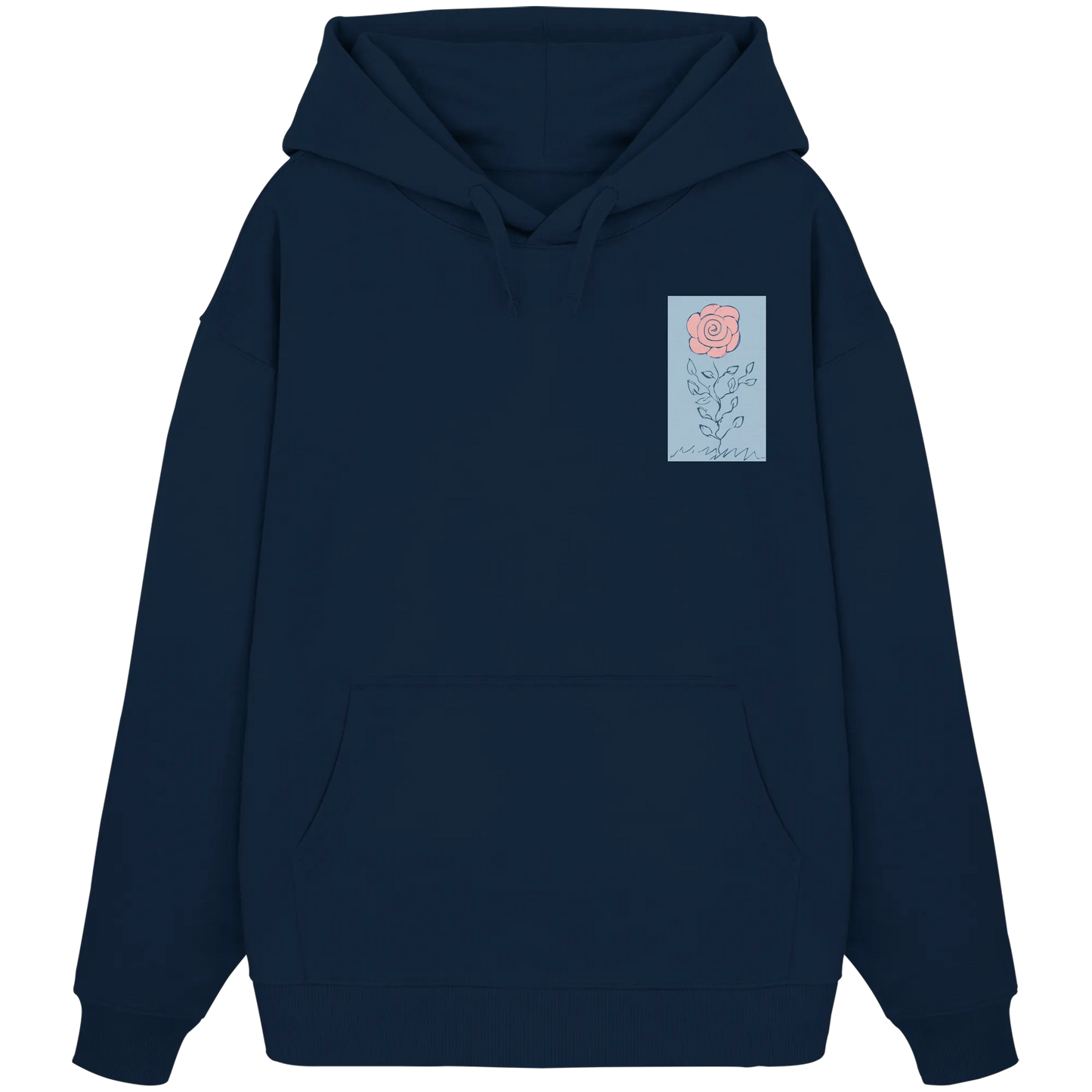Rose - Organic Oversize Hoodie