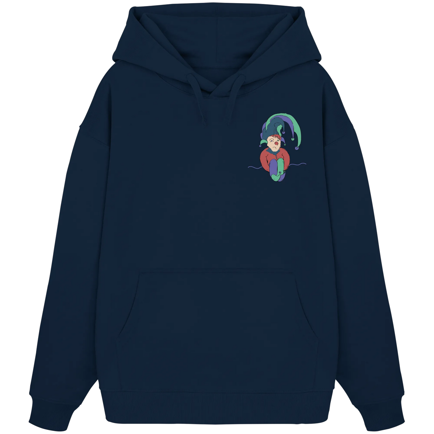 Blue Clown - Organic Oversize Hoodie