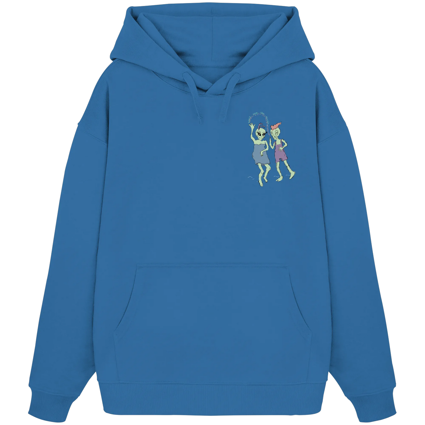 Dancing Aliens! - Organic Oversize Hoodie
