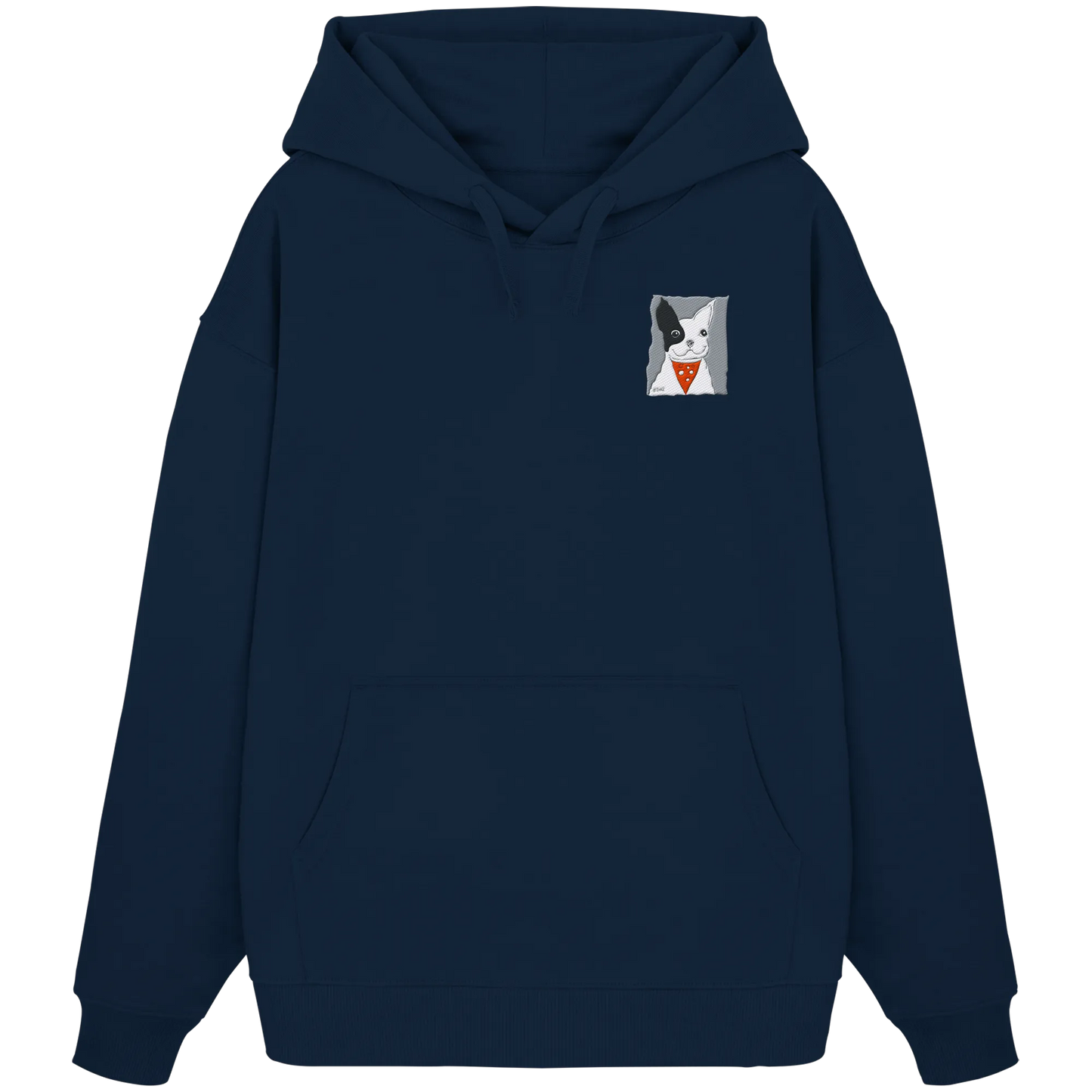 Diez Embroidery - Organic Oversize Hoodie (Stick)