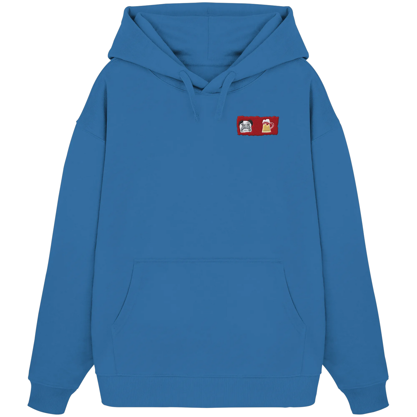 Bark and Brew Embroidery - Organic Oversize Hoodie (Stick)