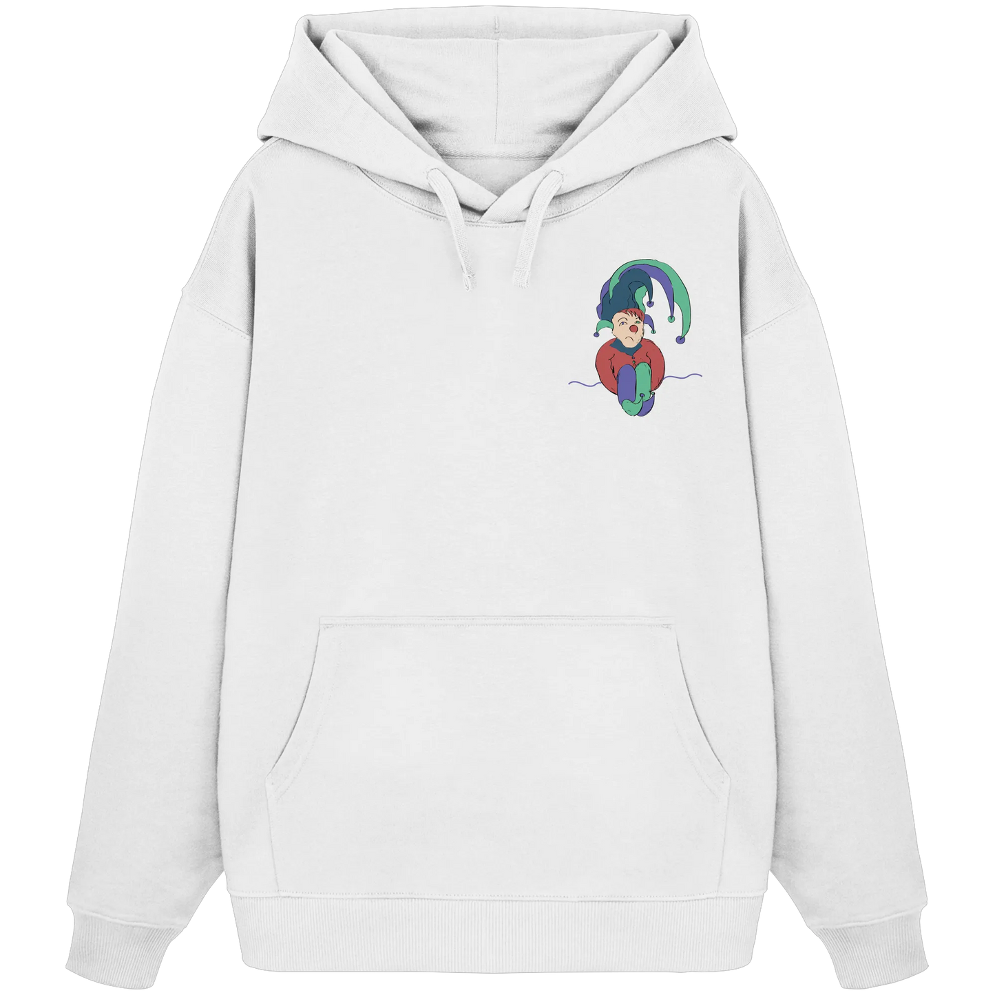Blue Clown - Organic Oversize Hoodie