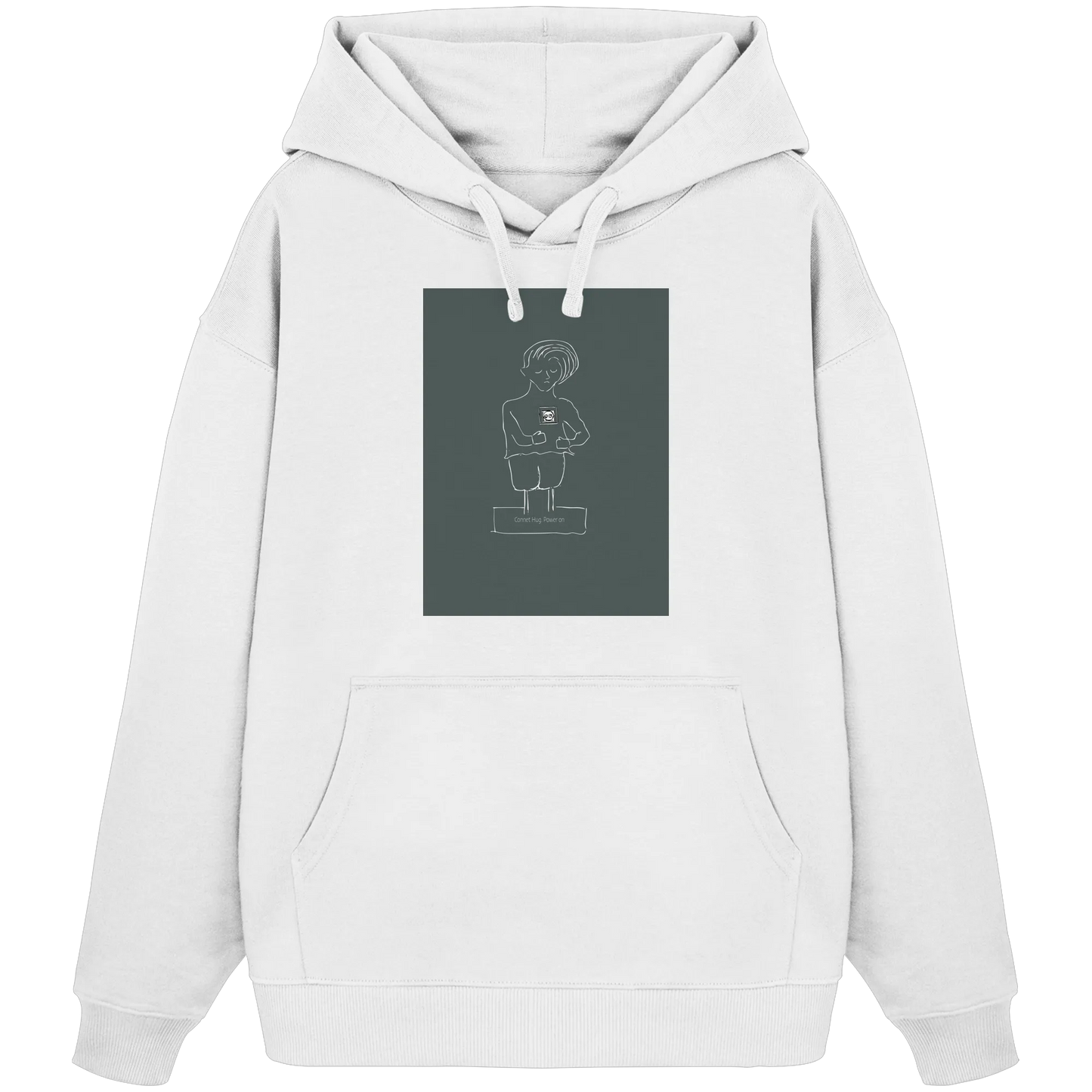 connecting - Organic Oversize Hoodie