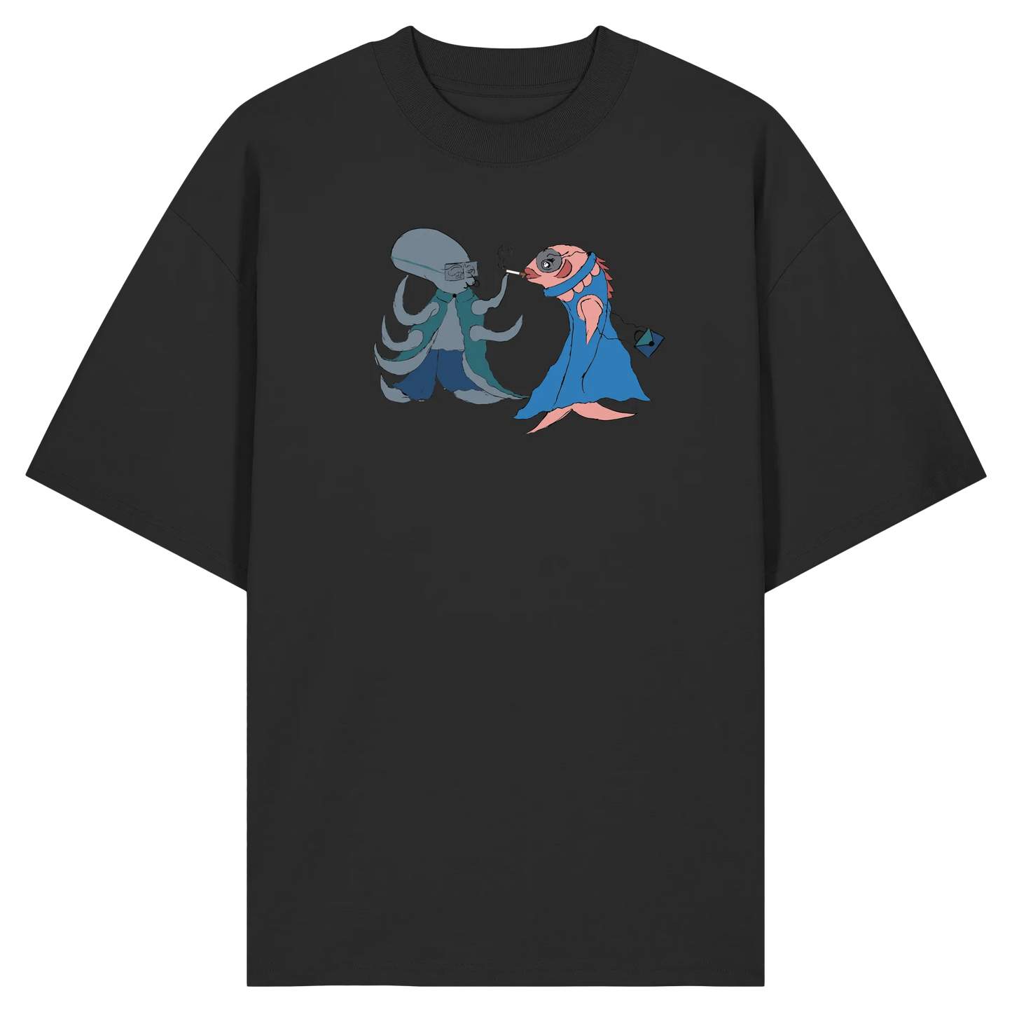 Octopus Dialogue - Organic Oversize Shirt