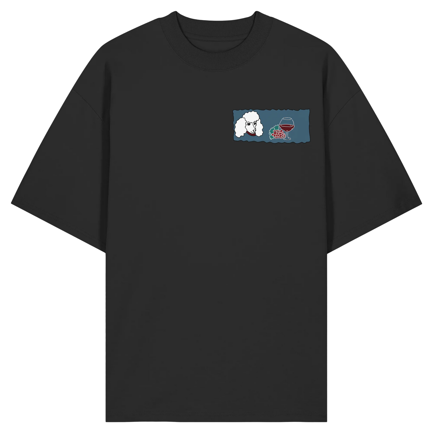Wine Dog - Organic Oversize Shirt