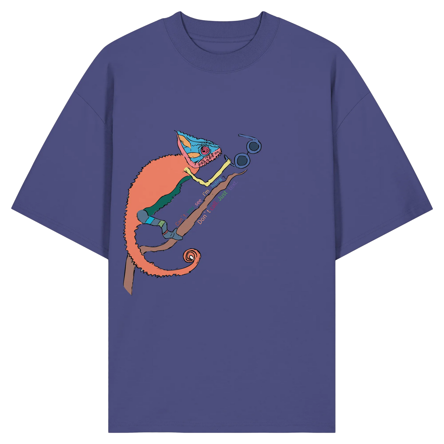 Don't call me - Organic Oversize Shirt