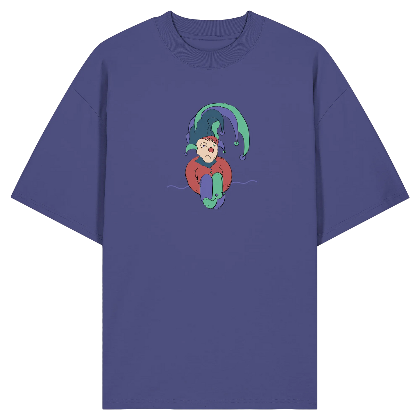 Blue Clown - Organic Oversize Shirt