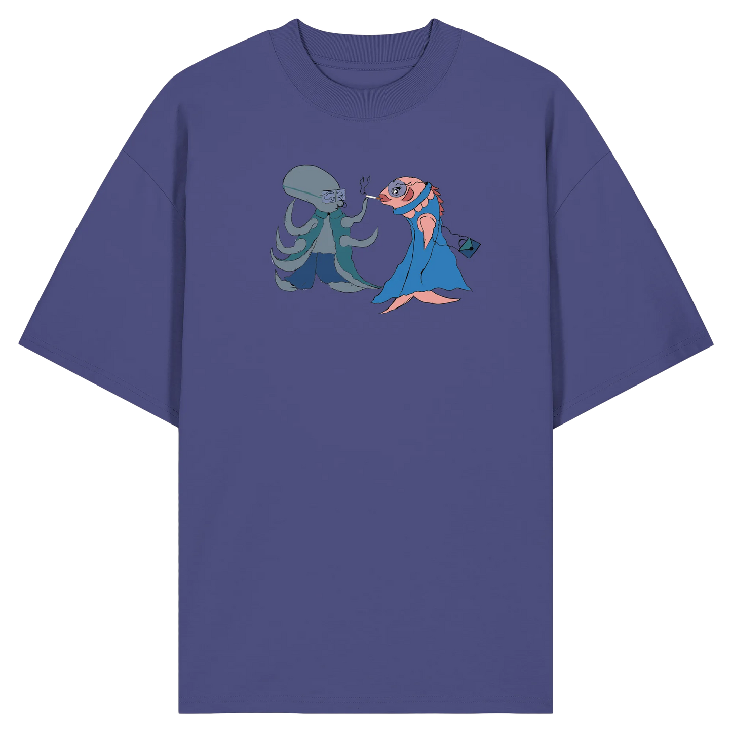 Octopus Dialogue - Organic Oversize Shirt