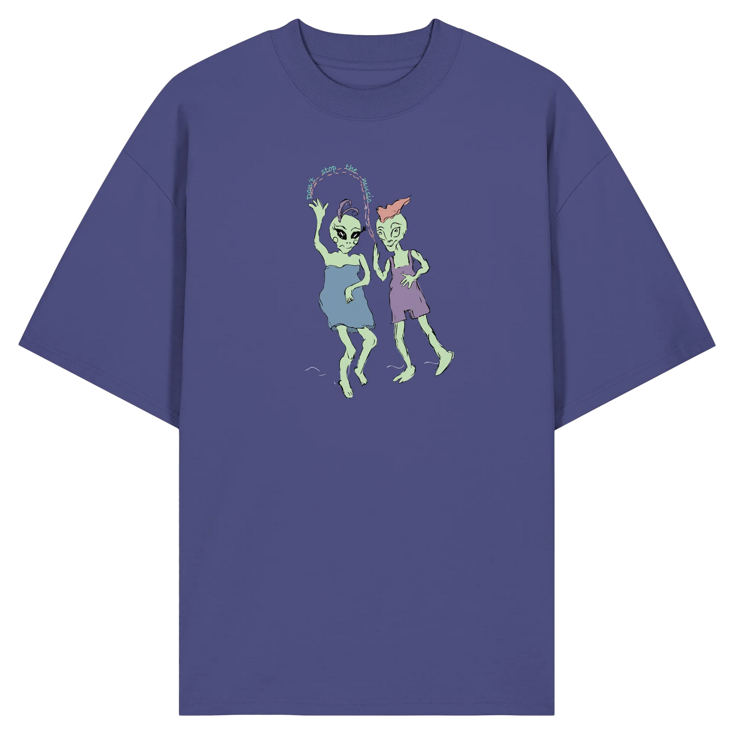 Dancing Aliens! - Organic Oversize Shirt