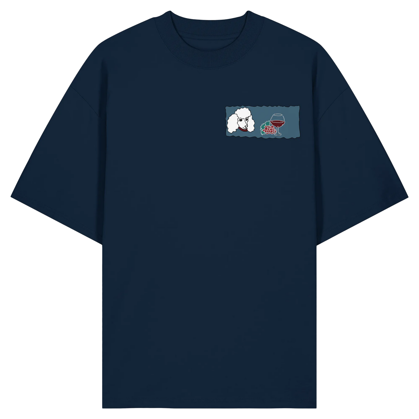 Wine Dog - Organic Oversize Shirt