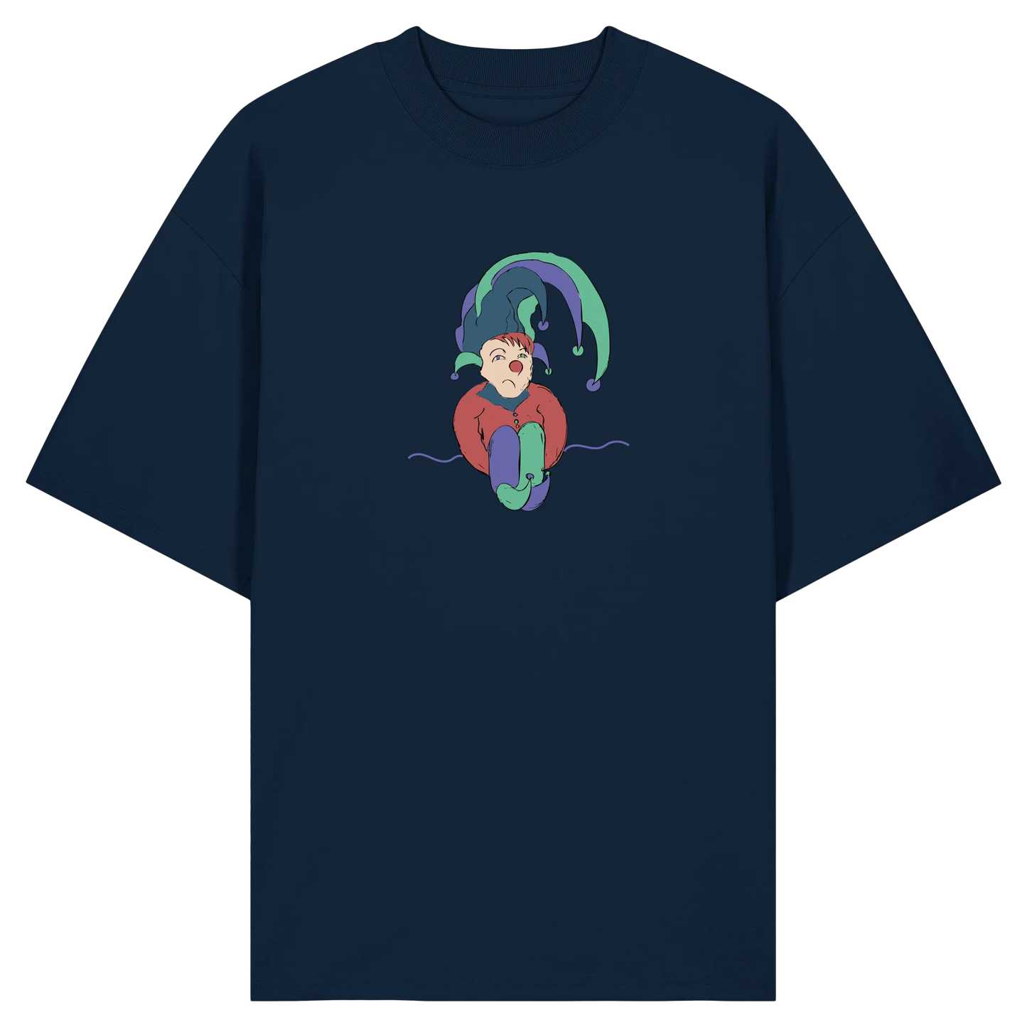 Blue Clown - Organic Oversize Shirt