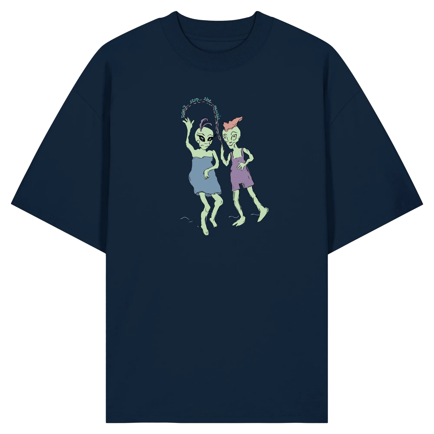 Dancing Aliens! - Organic Oversize Shirt