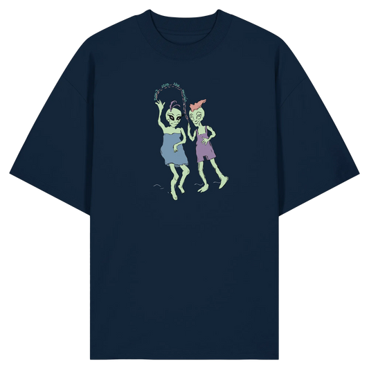 Dancing Aliens! - Organic Oversize Shirt