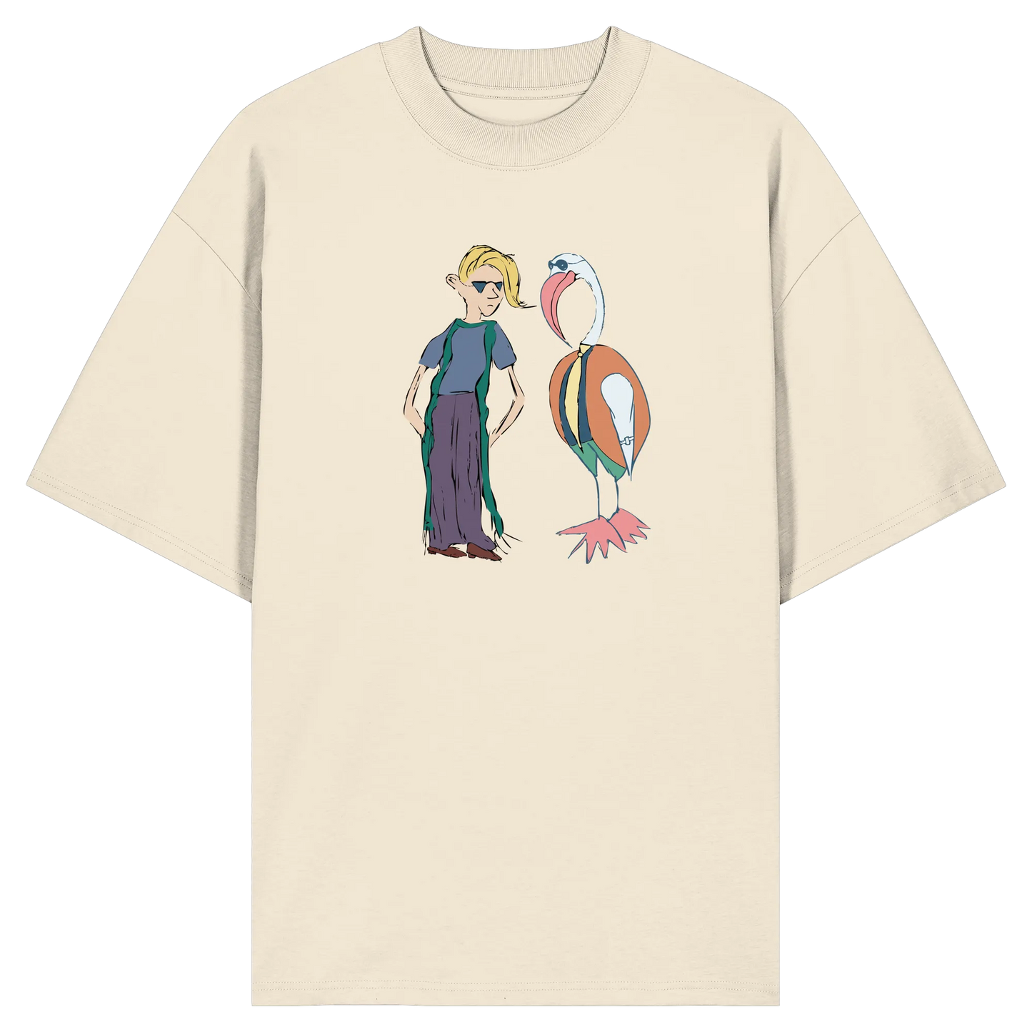 The Boy and the Heron - Organic Oversize Shirt