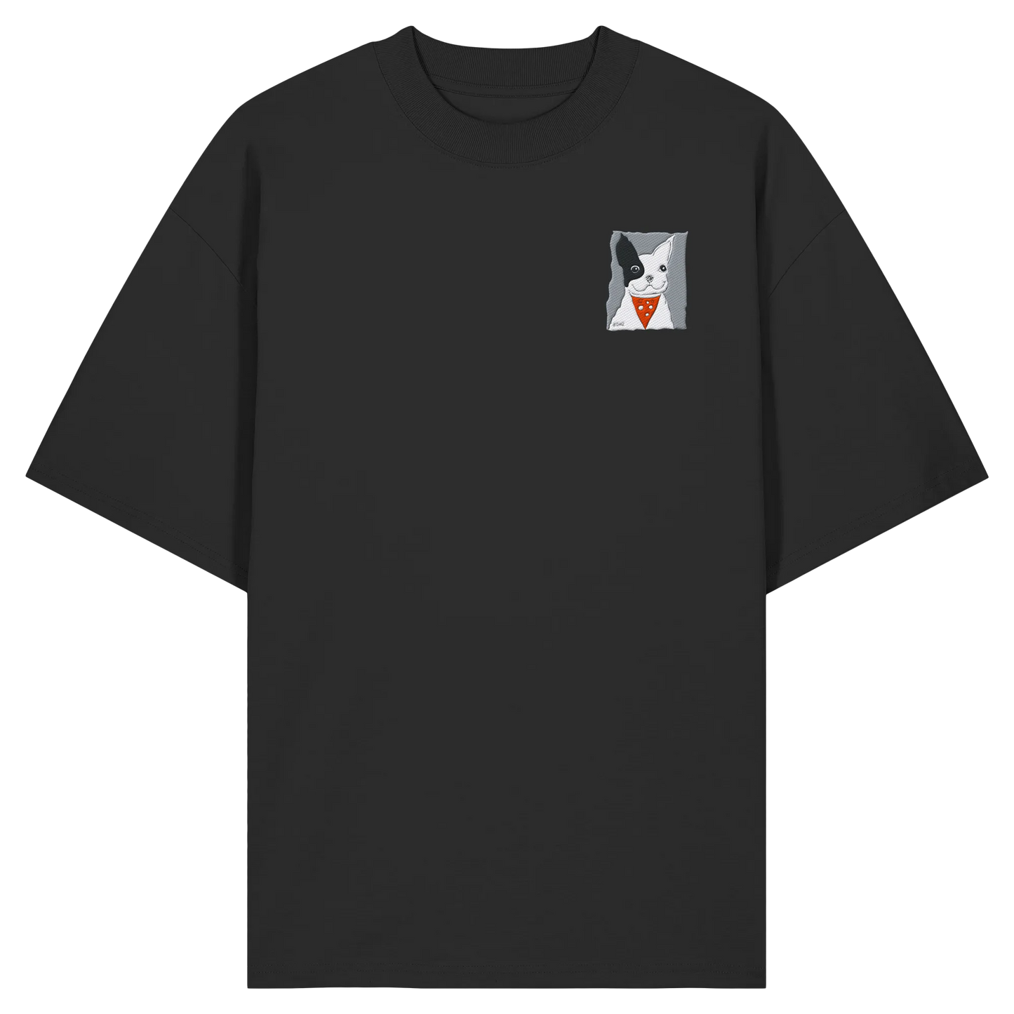 Diez Embroidery - Organic Oversize Shirt (Stick)