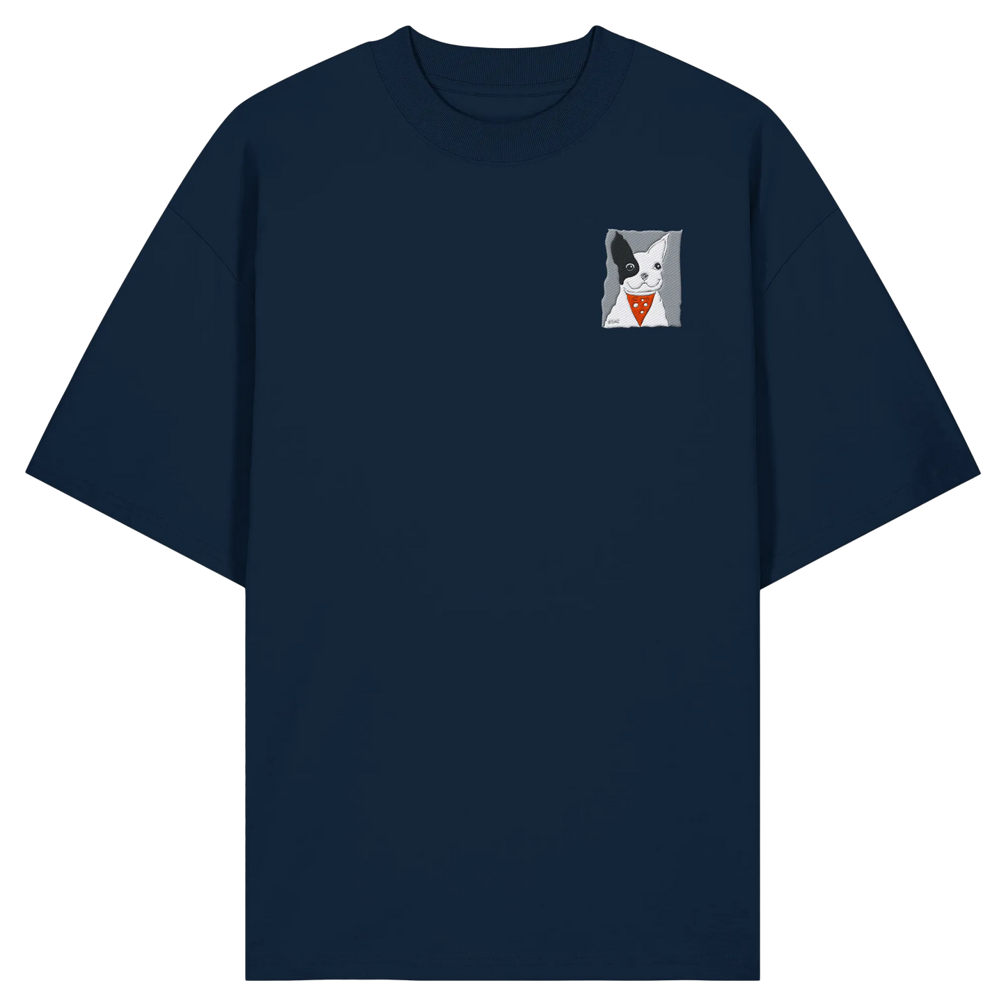 Diez Embroidery - Organic Oversize Shirt (Stick)