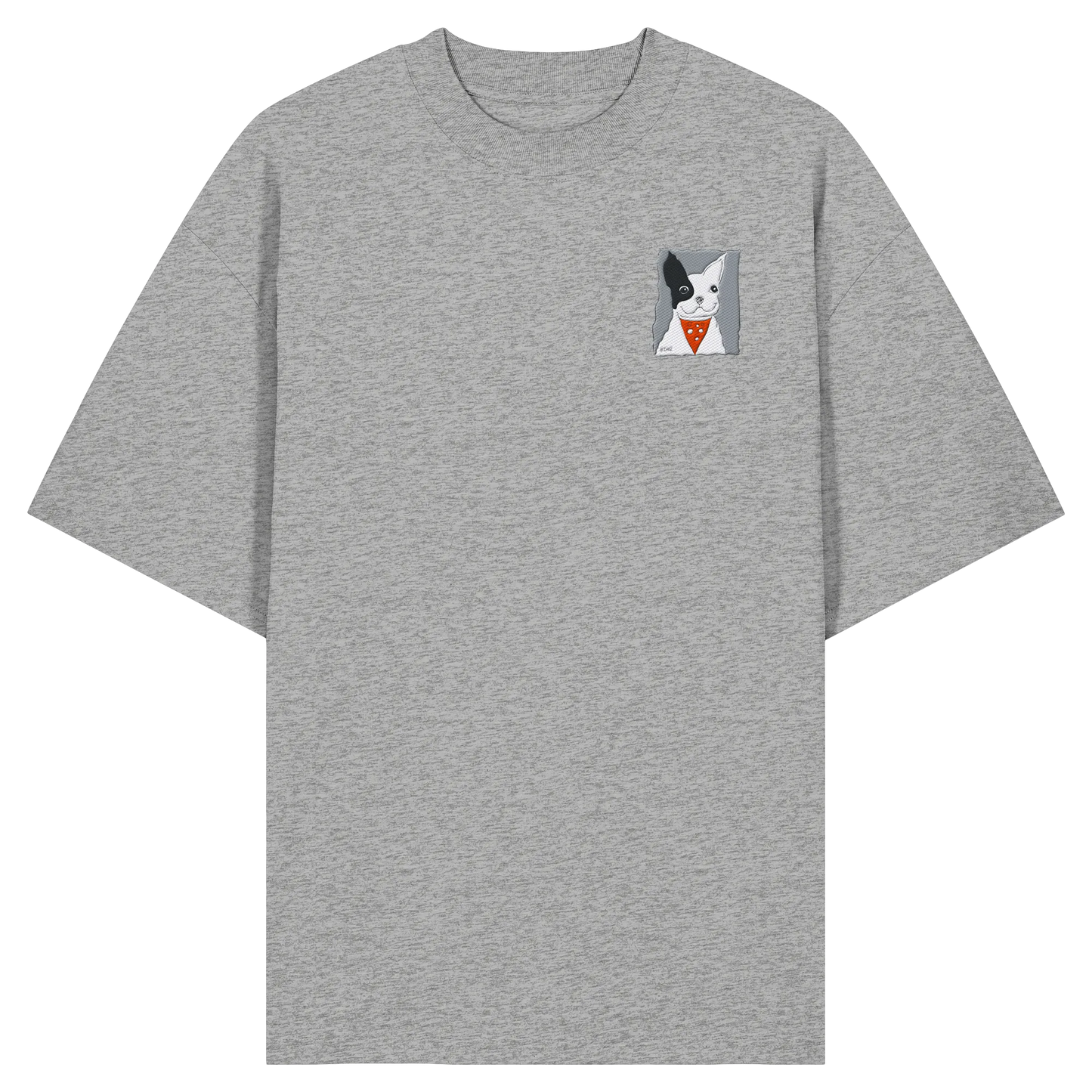 Diez Embroidery - Organic Oversize Shirt (Stick)