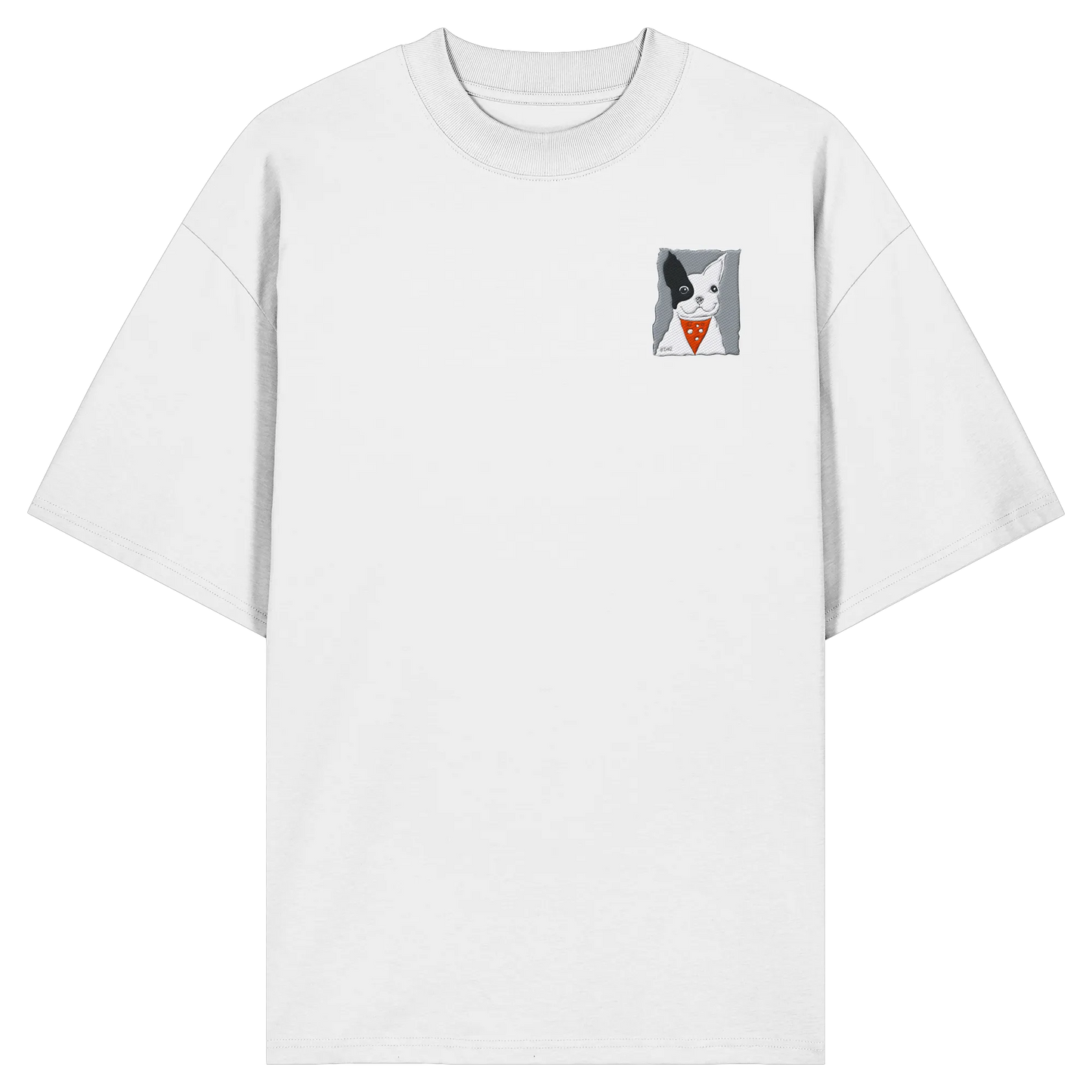 Diez Embroidery - Organic Oversize Shirt (Stick)