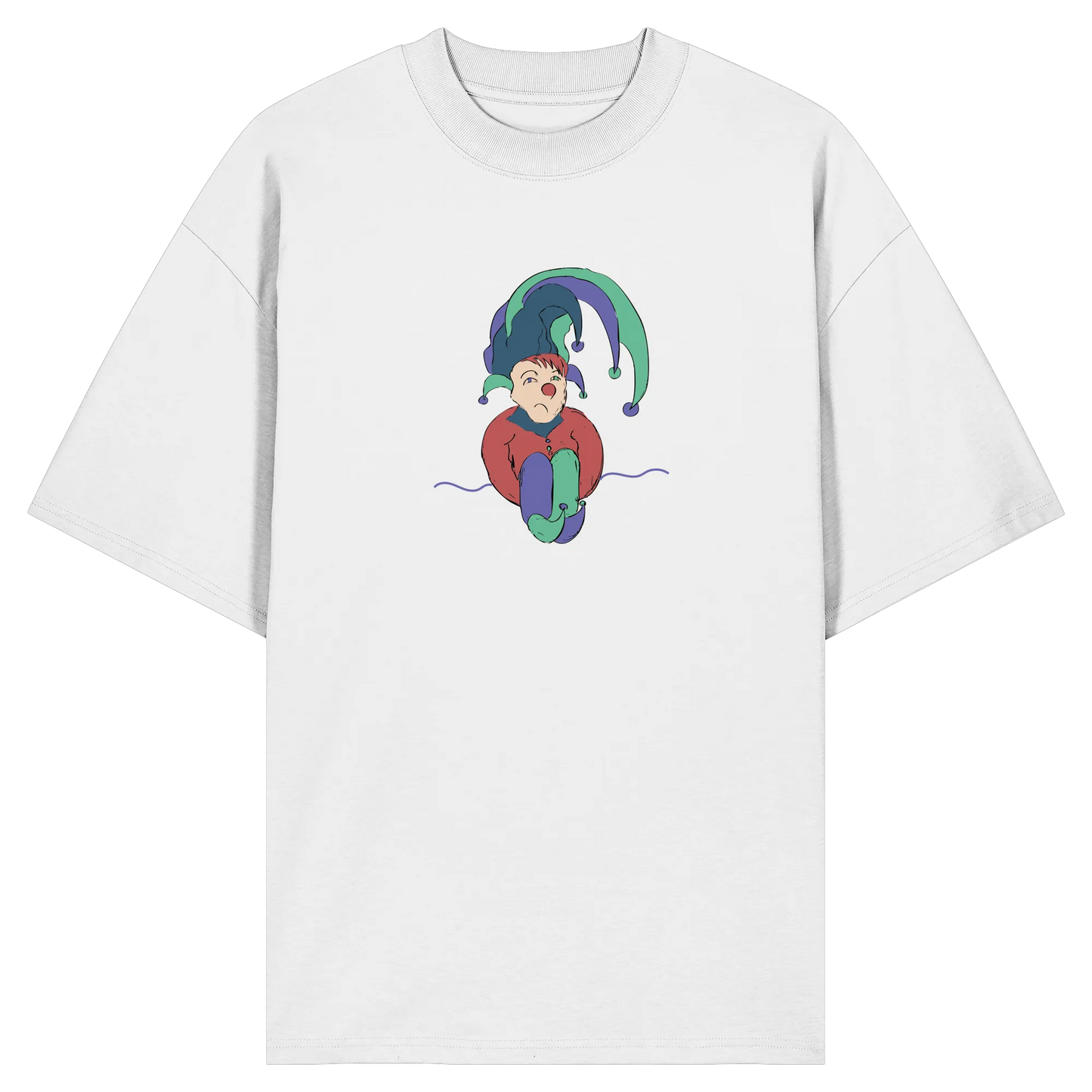 Blue Clown - Organic Oversize Shirt