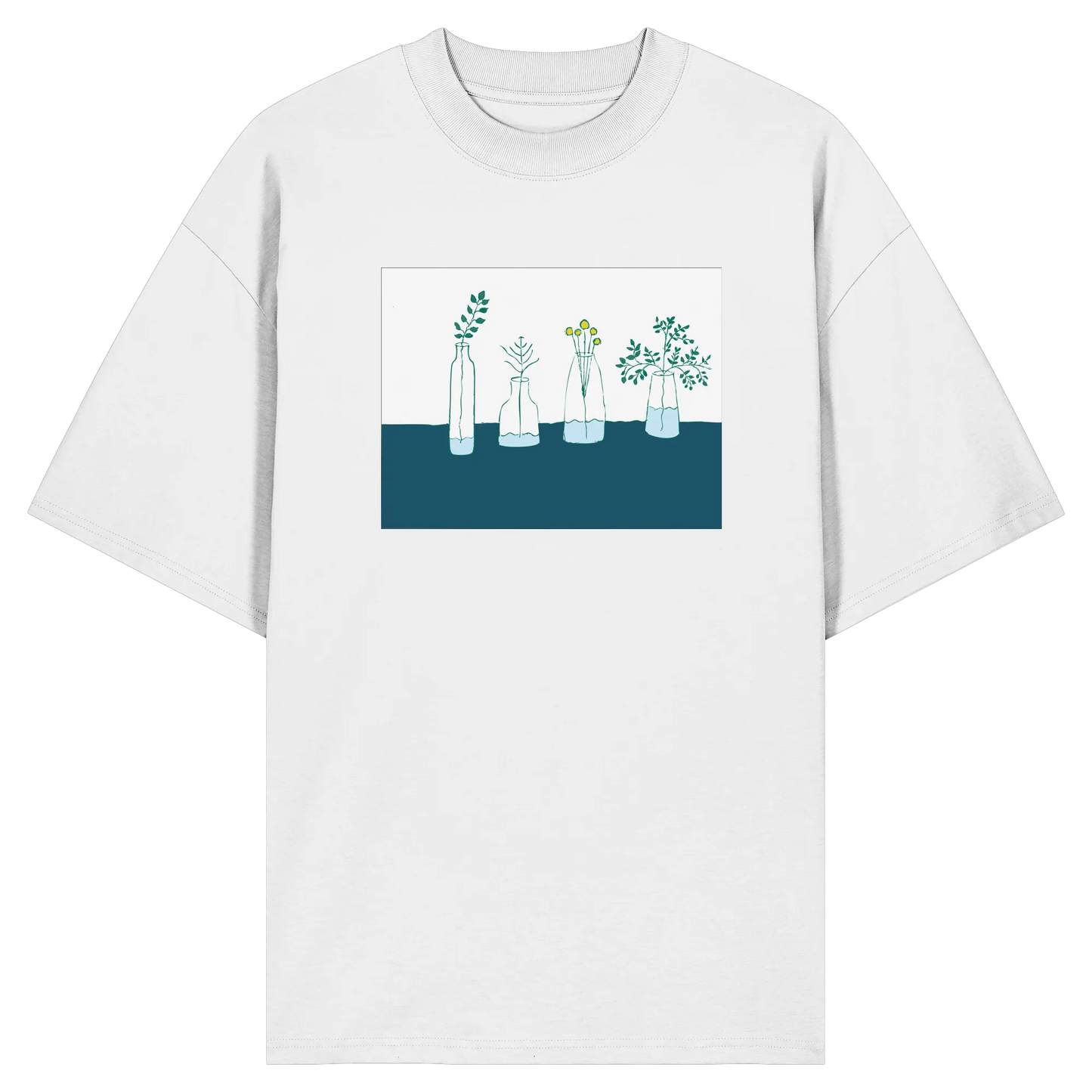 Flowers! - Organic Oversize Shirt