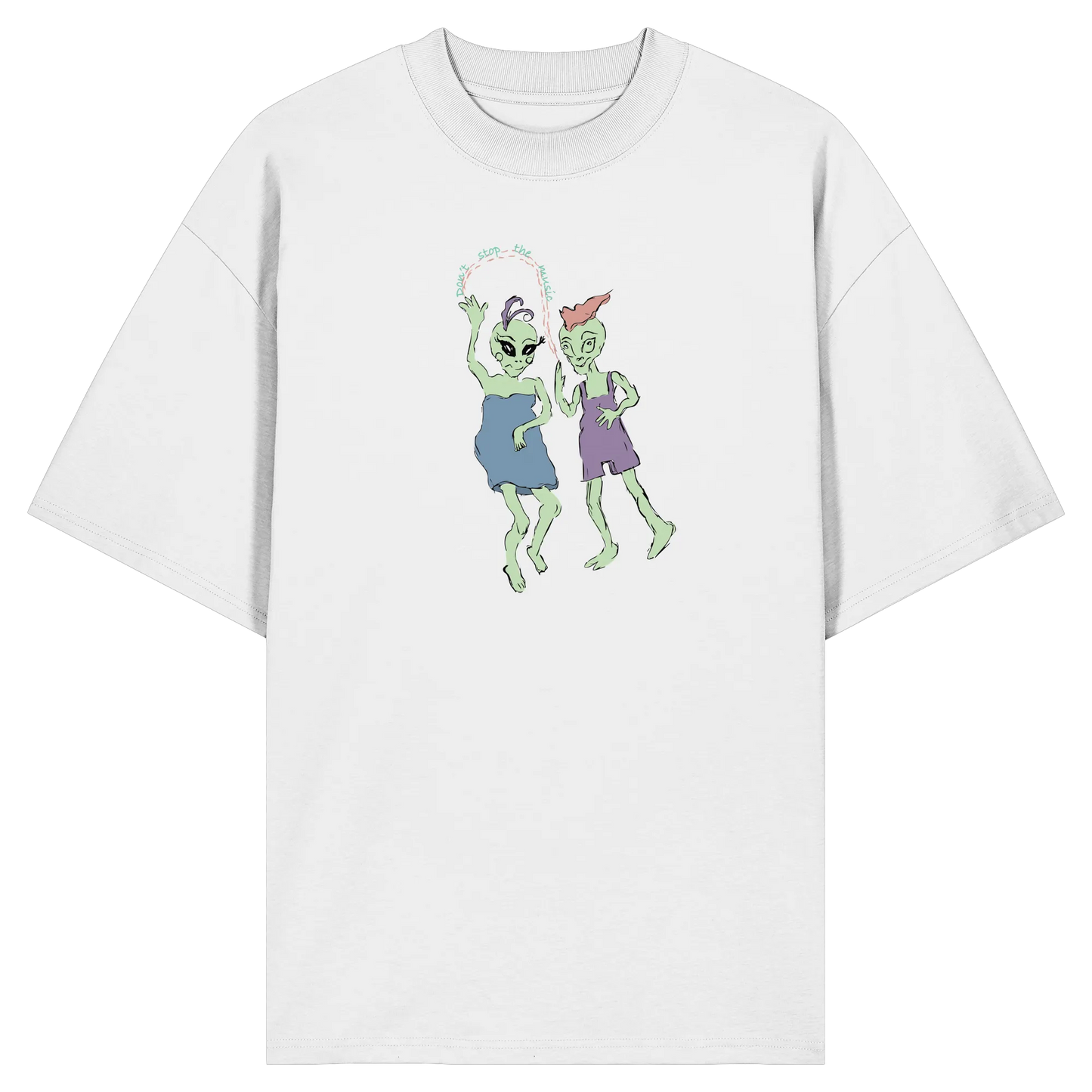 Dancing Aliens! - Organic Oversize Shirt