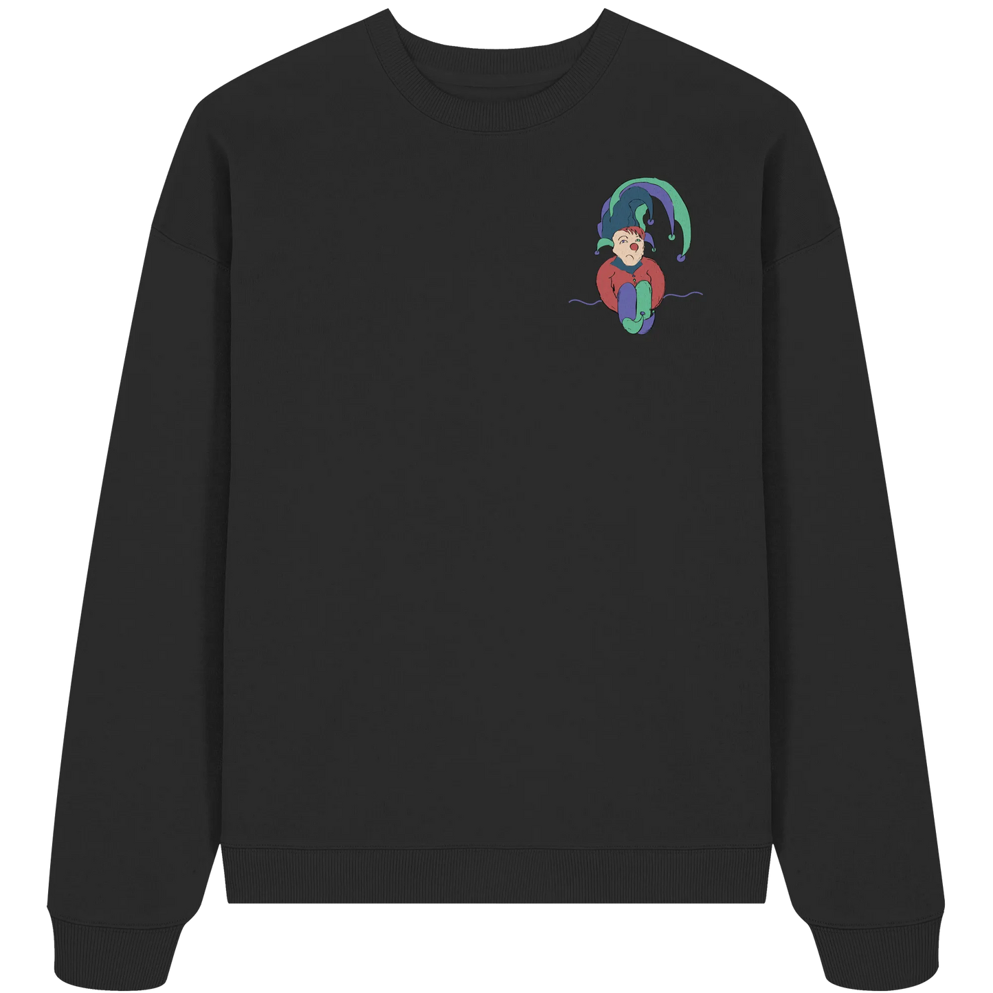 Blue Clown - Organic Oversize Sweatshirt