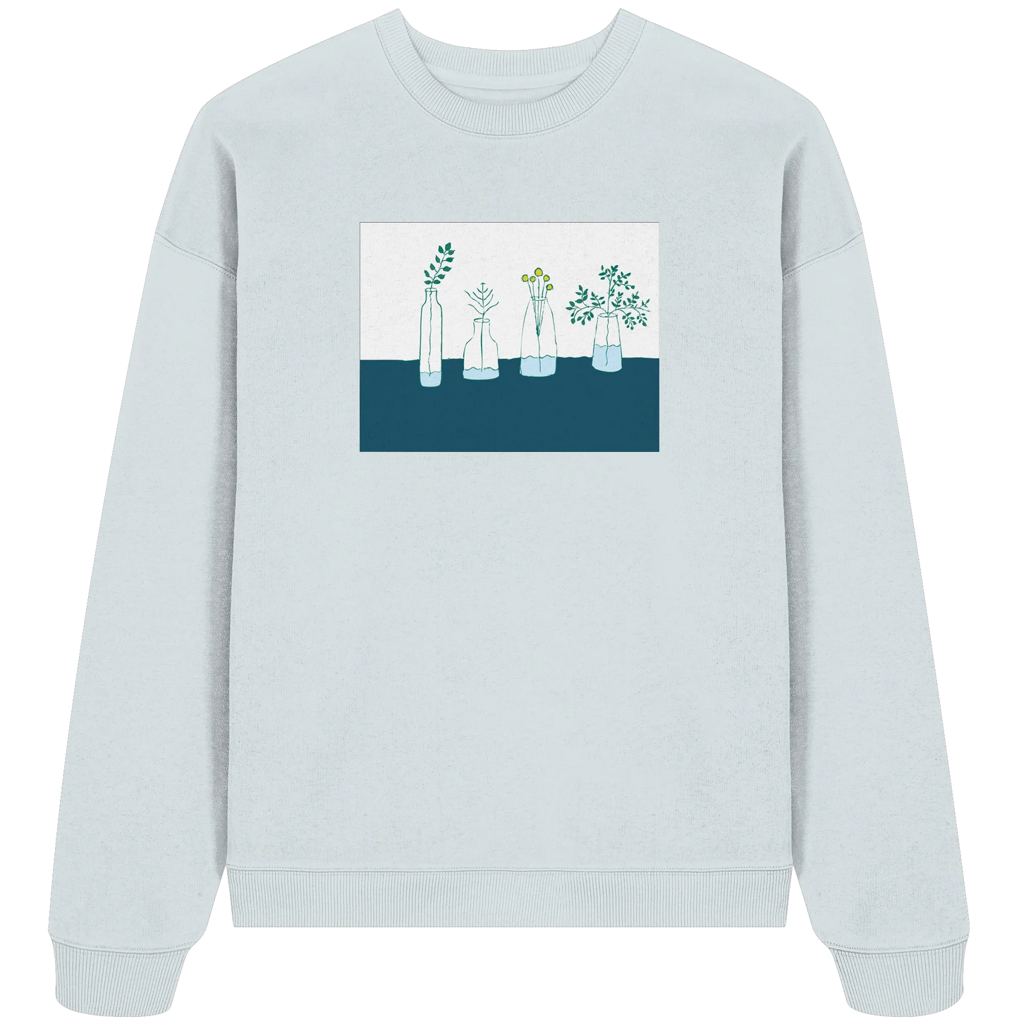 Flowers! - Organic Oversize Sweatshirt