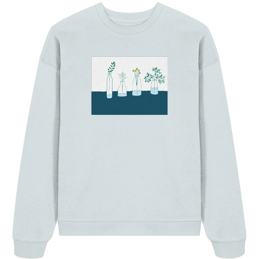 Flowers! - Organic Oversize Sweatshirt