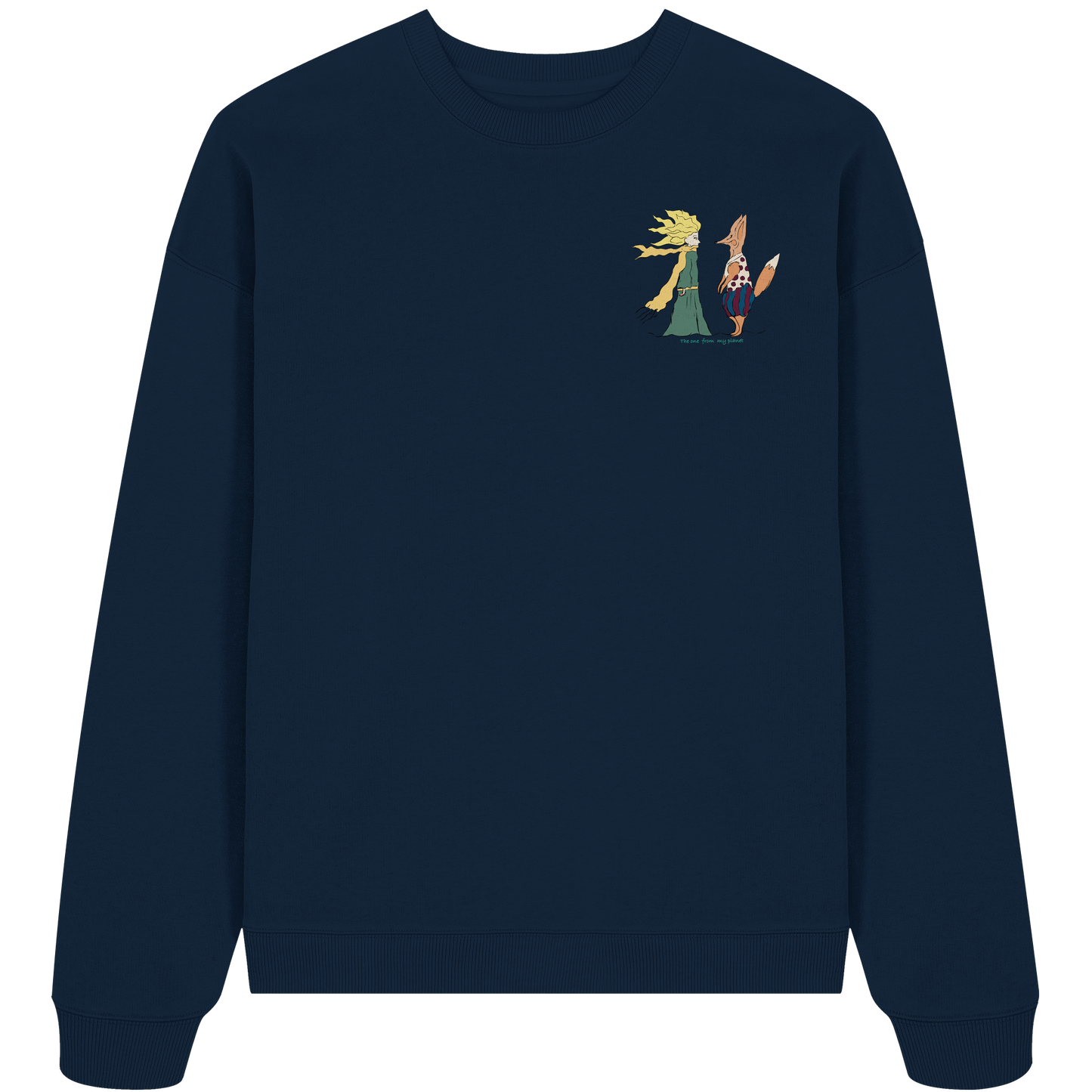 The one from my planet - Organic Oversize Sweatshirt