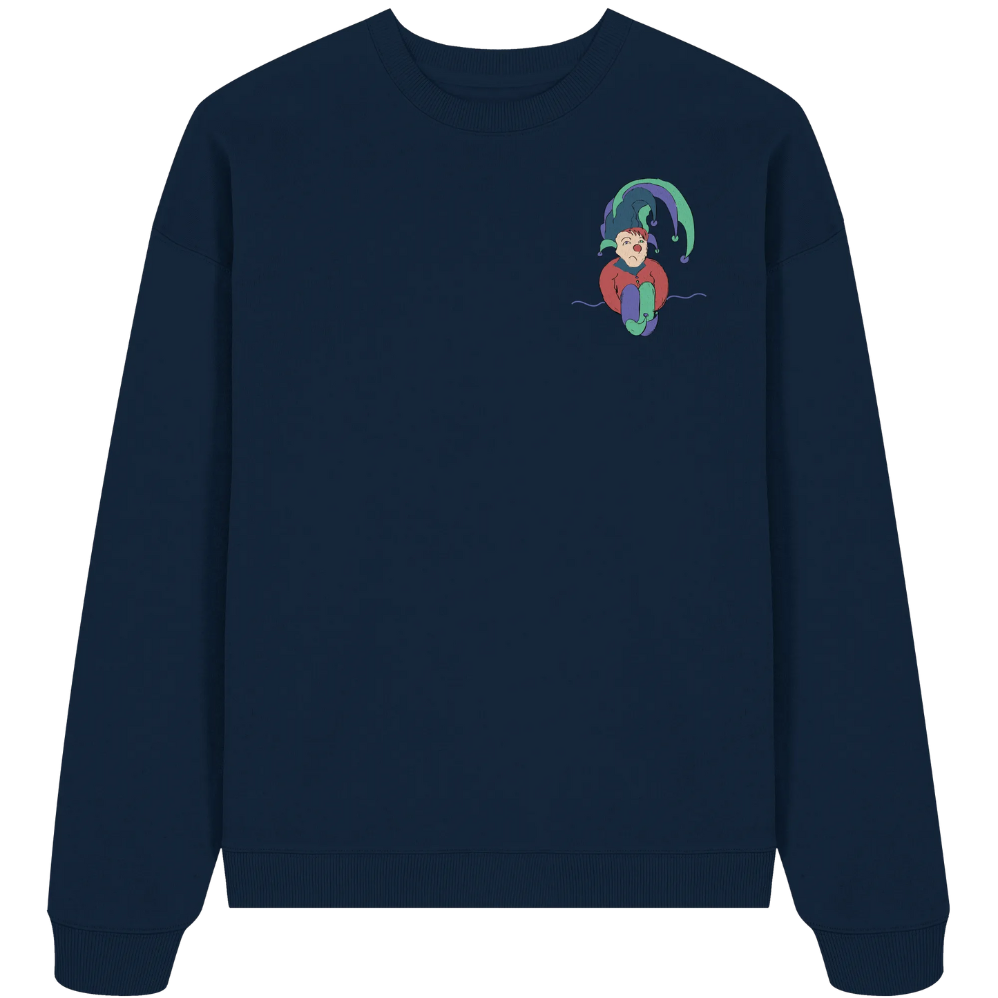 Blue Clown - Organic Oversize Sweatshirt