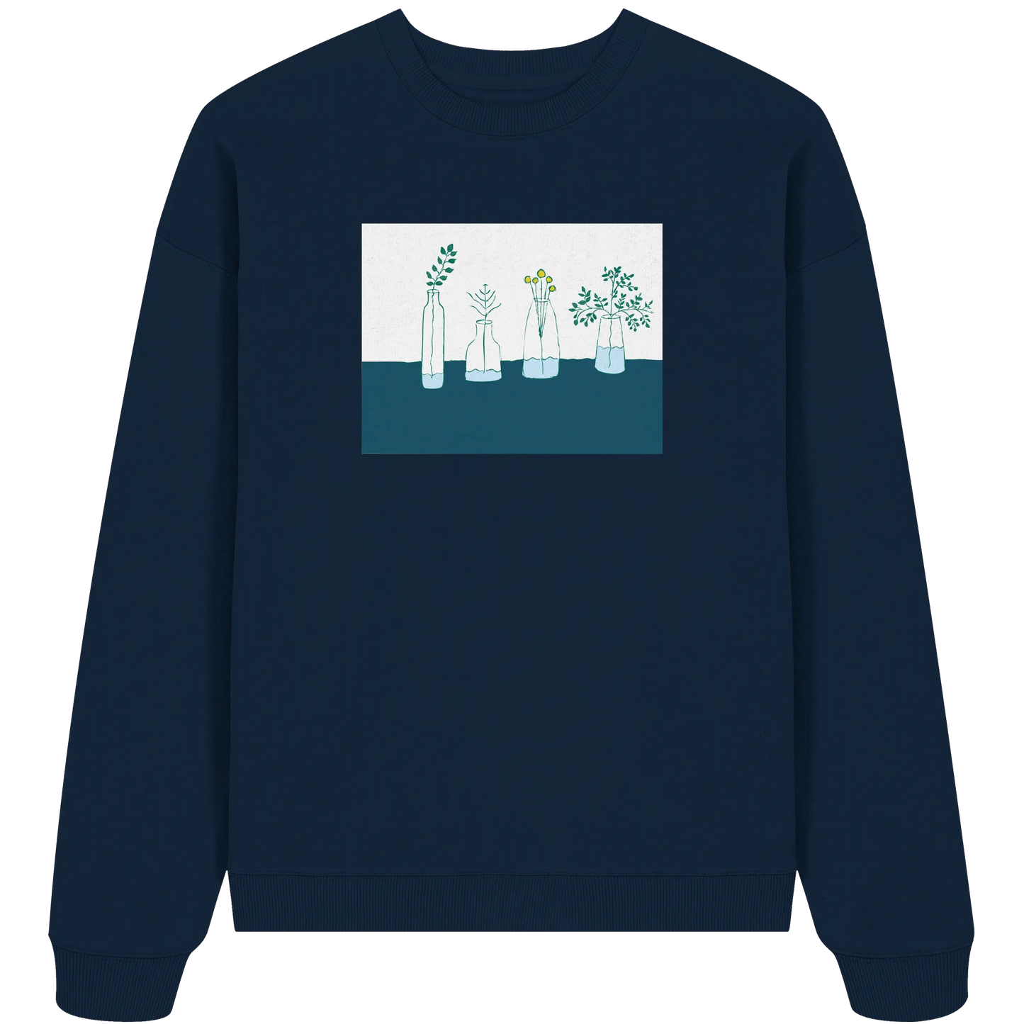 Flowers! - Organic Oversize Sweatshirt