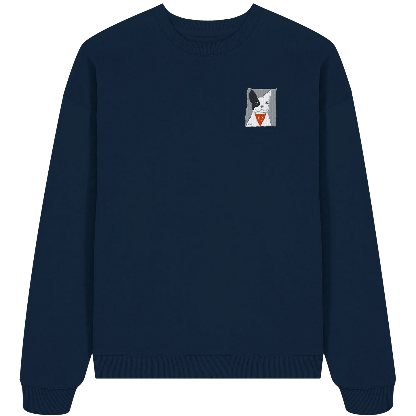 Diez Embroidery - Organic Oversize Sweatshirt (Stick)