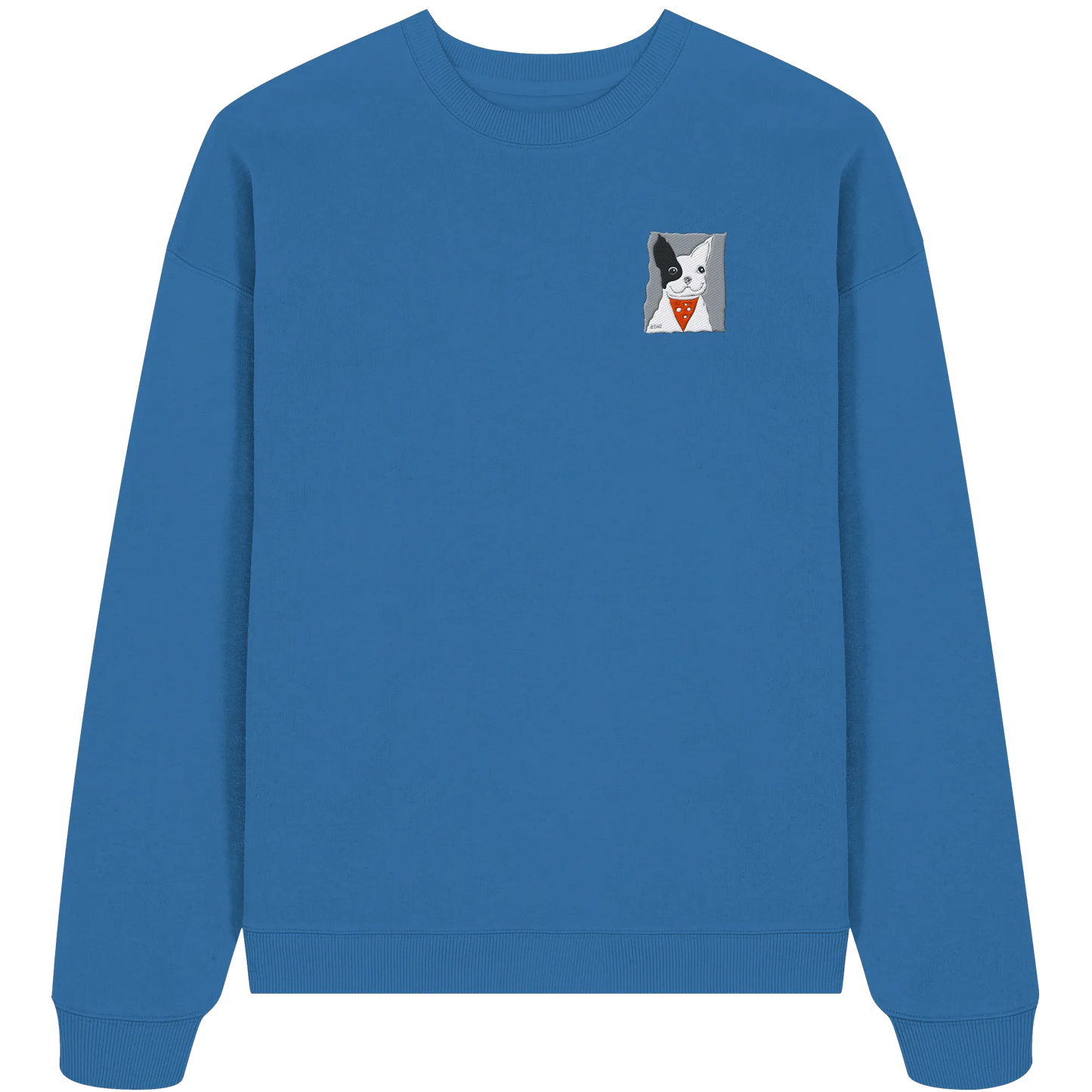 Diez Embroidery - Organic Oversize Sweatshirt (Stick)