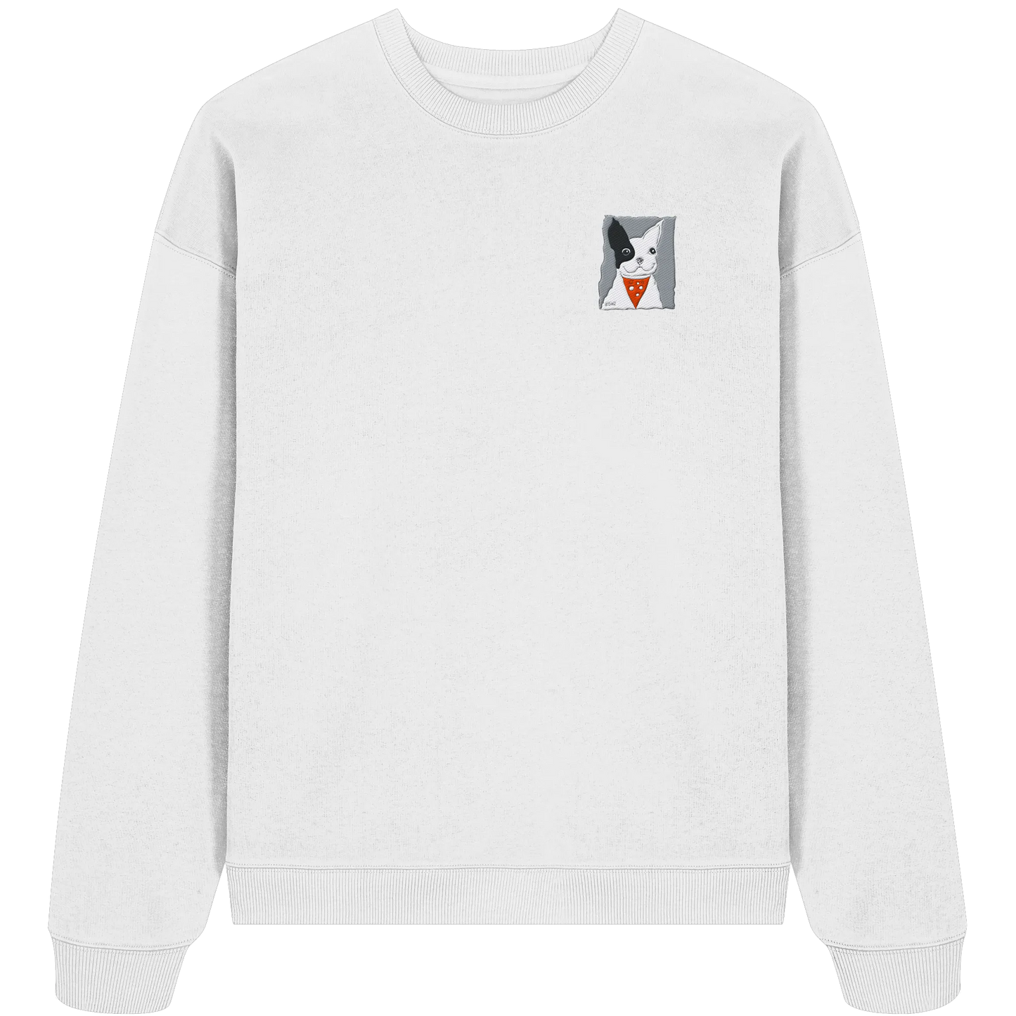 Diez Embroidery - Organic Oversize Sweatshirt (Stick)