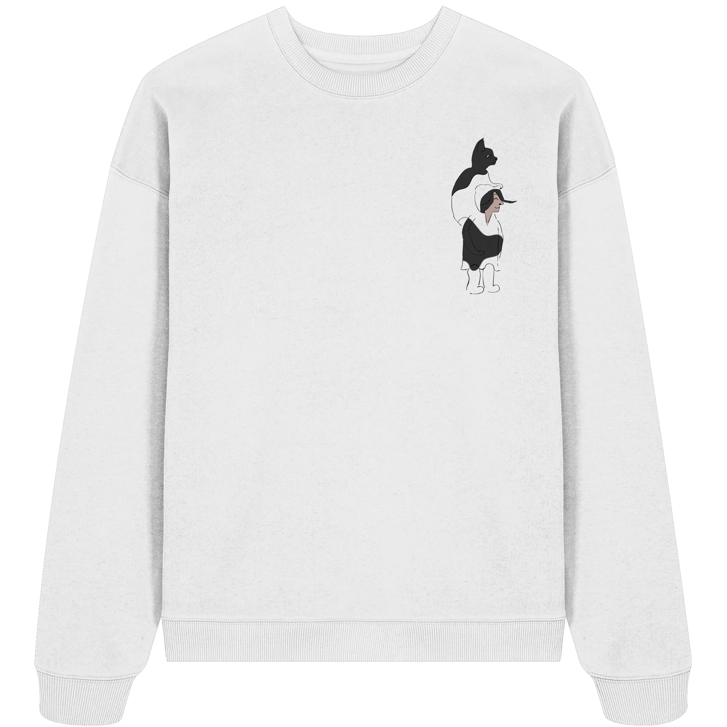 Cat Person - Organic Oversize Sweatshirt