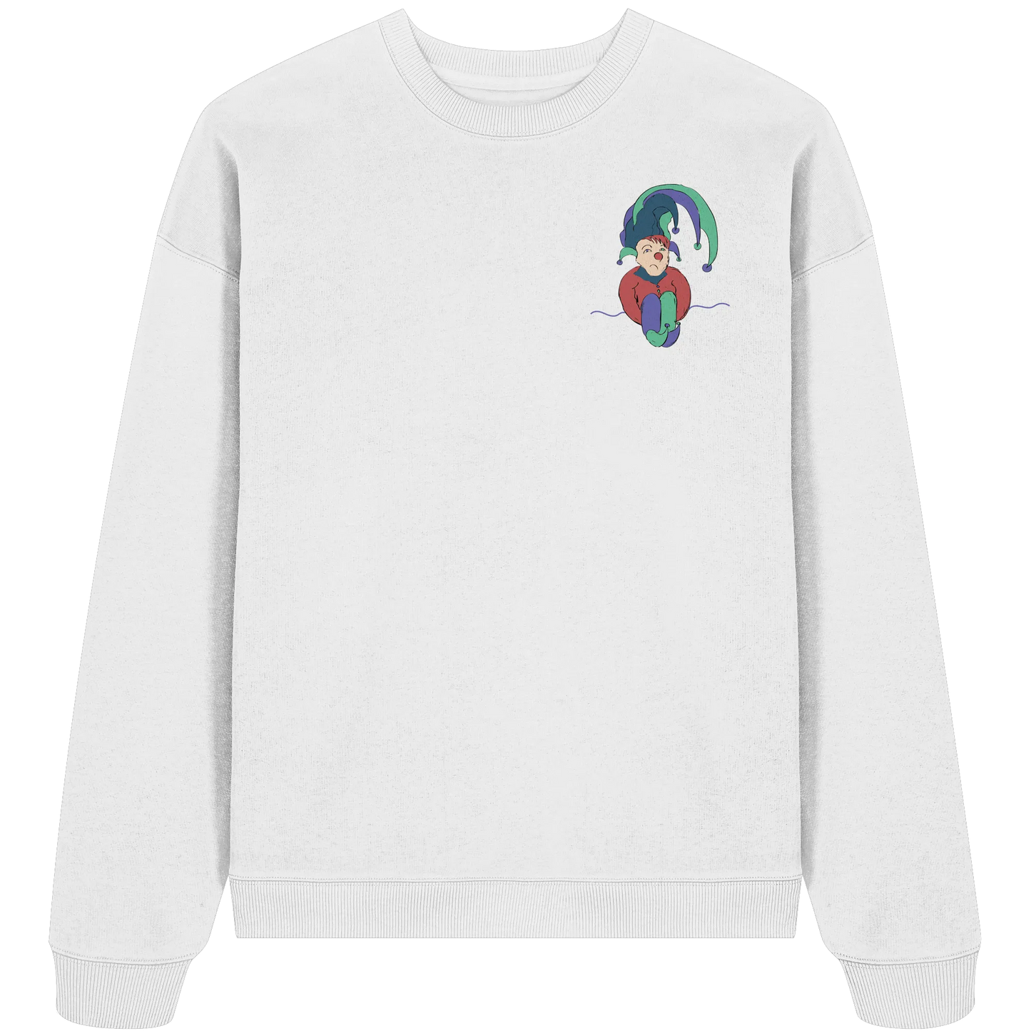 Blue Clown - Organic Oversize Sweatshirt