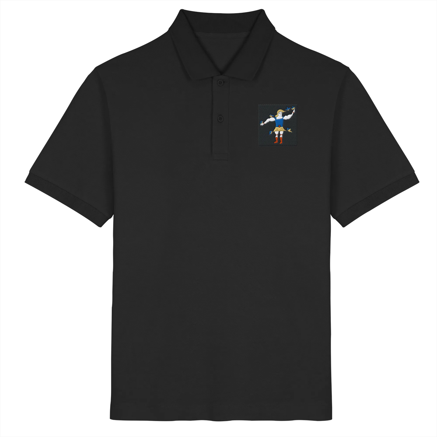 Hercules Embroidery - Organic Poloshirt (Stick)