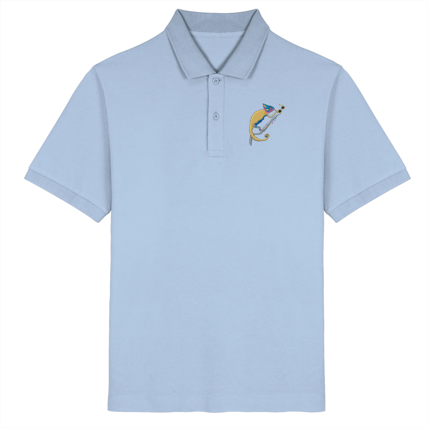 Don't call me Embroidery - Organic Poloshirt (Stick)