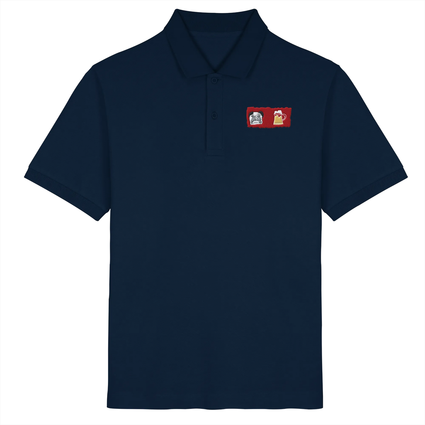 Bark and Brew Embroidery - Organic Poloshirt (Stick)