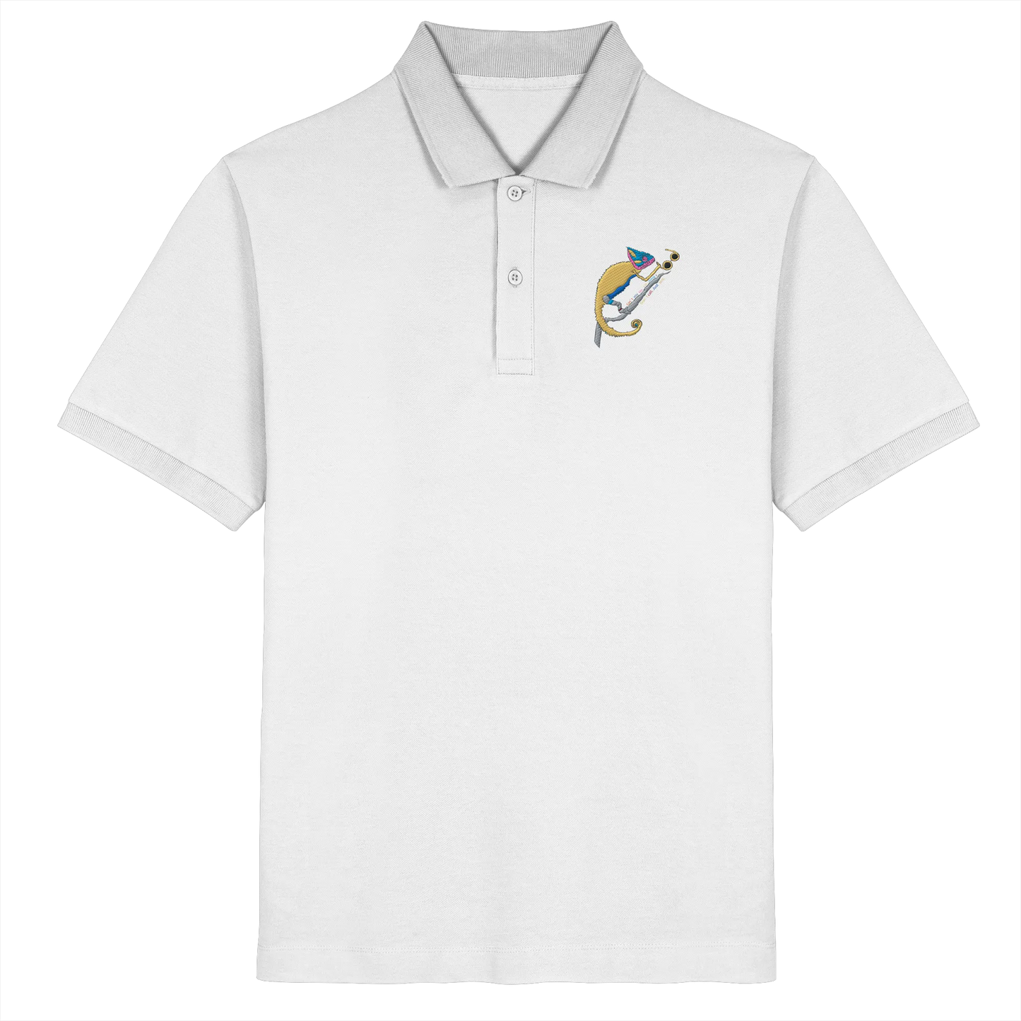 Don't call me Embroidery - Organic Poloshirt (Stick)